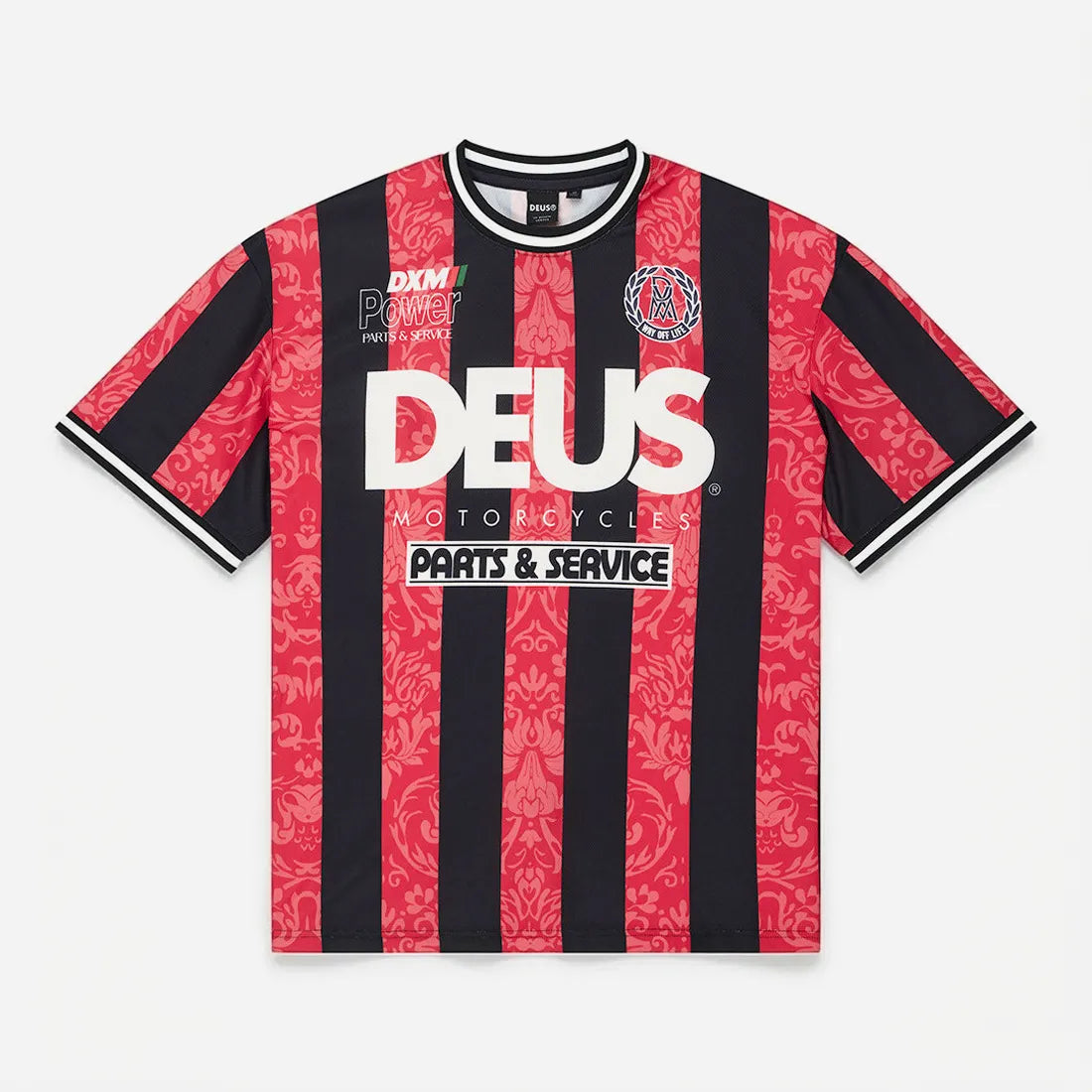 Maillot Deus Ex Machina - Nouveau Moto Tee Fiery Red