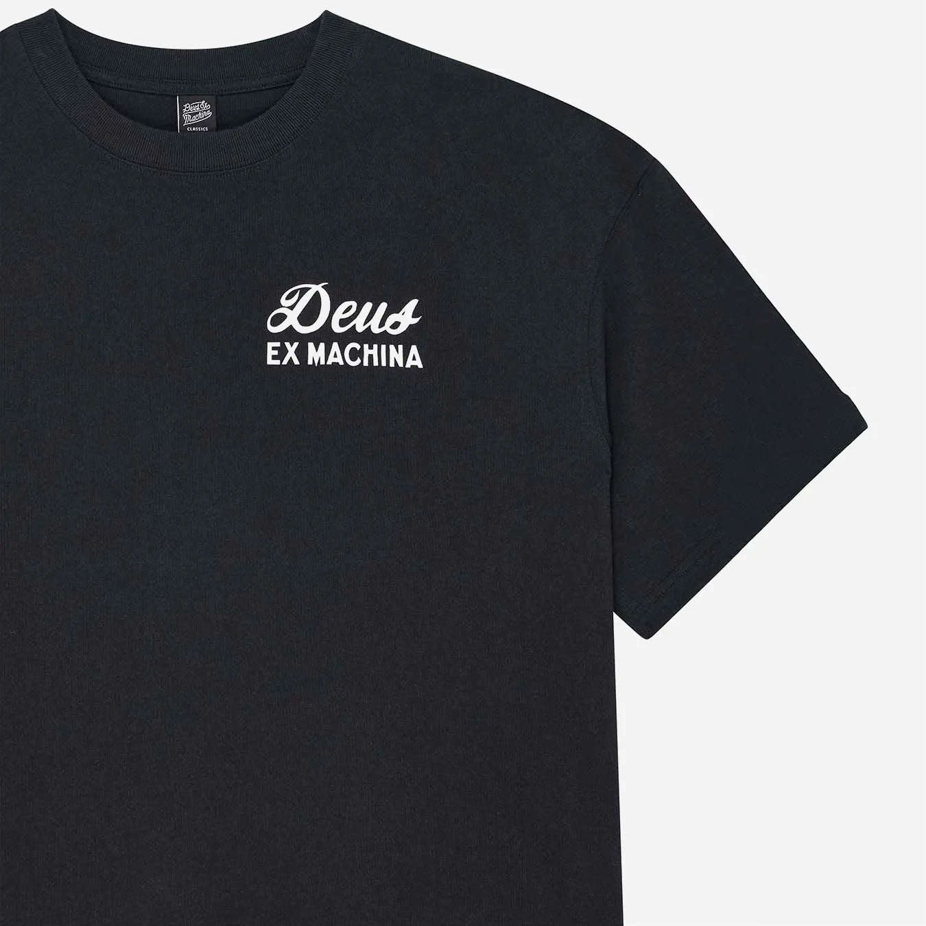 T-shirt Deus Ex Machina Seoul Sign Tee Noir