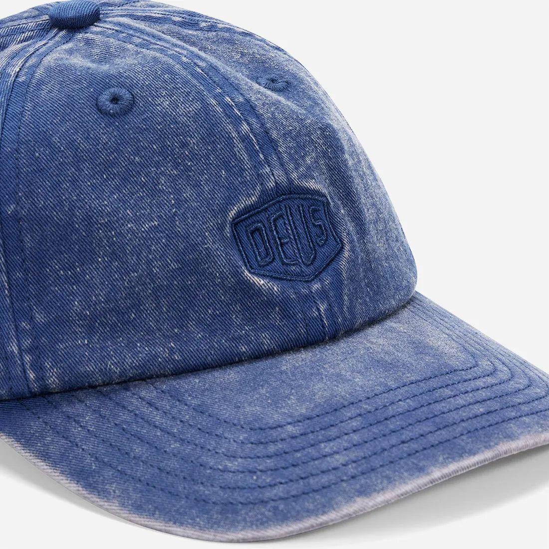 Deus Ex Machina - Shield Garment Dyed Dad Cap - Mechanic Blue