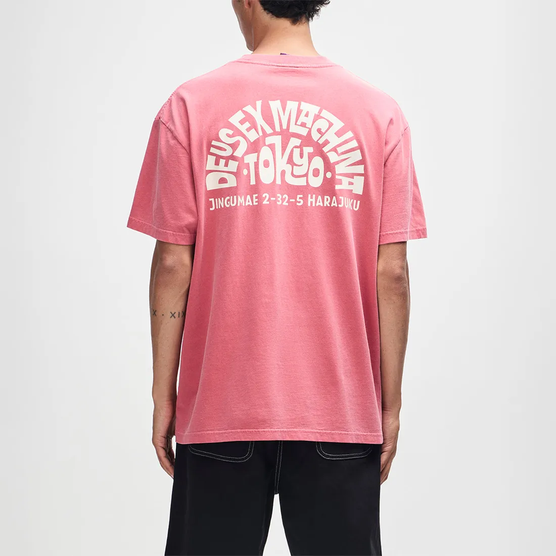 T-Shirt Deus Ex Machina - Tokyo Address Tee Melon Red