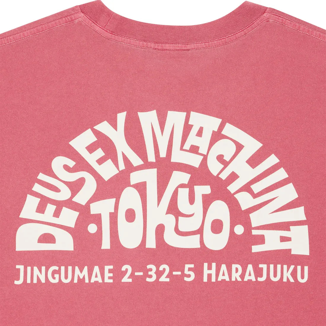 T-Shirt Deus Ex Machina - Tokyo Address Tee Melon Red