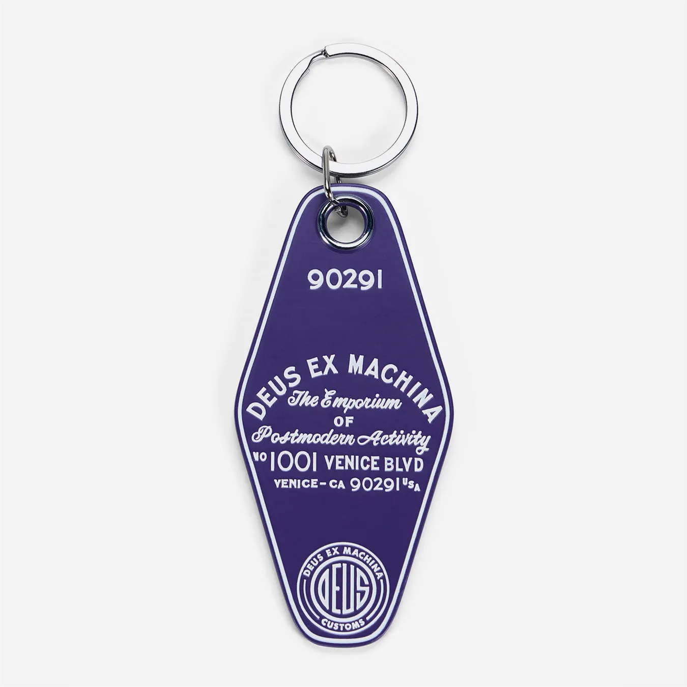 Porte Cles Deus Ex Machina Venice Key Tag Violet Indigo