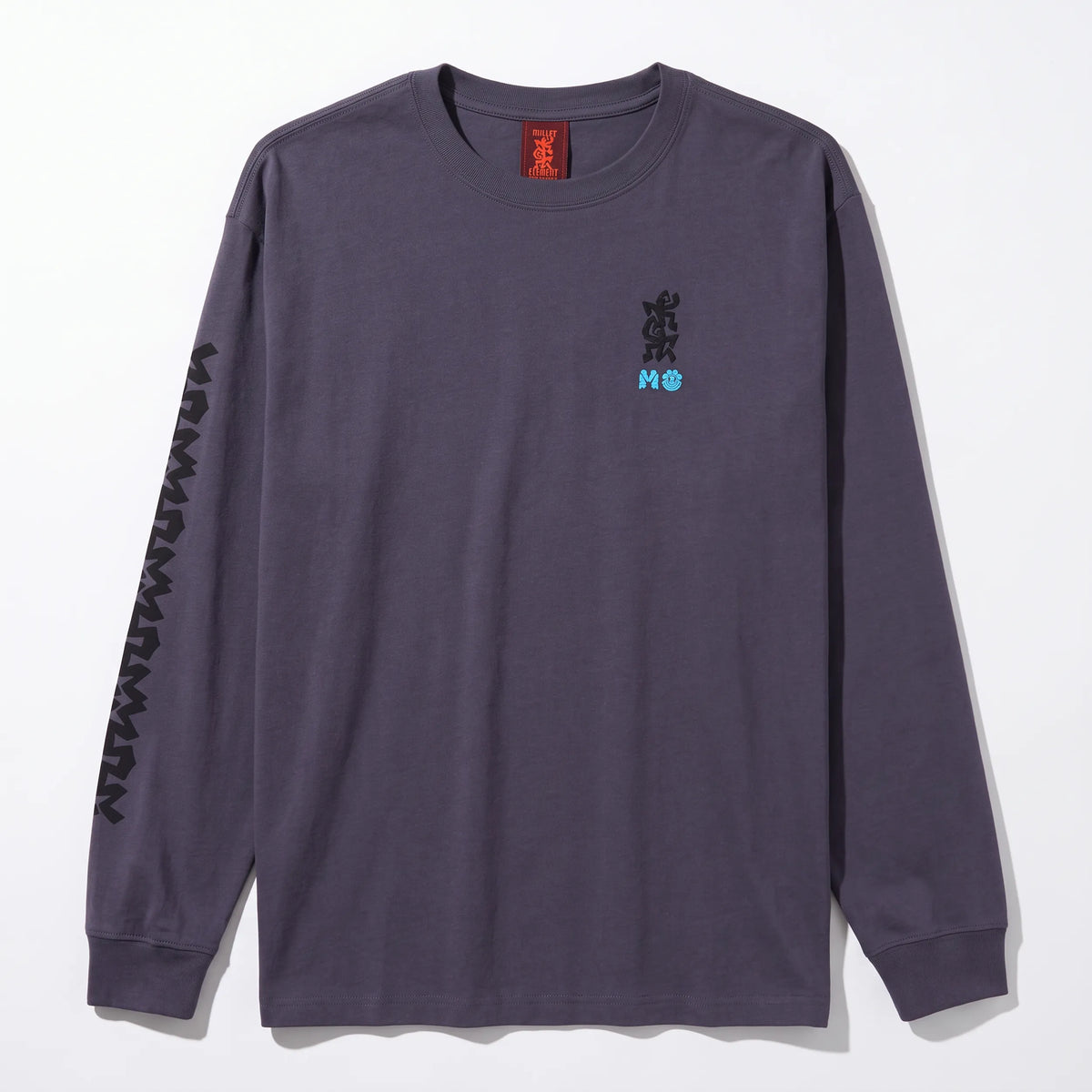 Element x Millet MXE Roped Party Long Sleeve Tee in Shadow Blue
