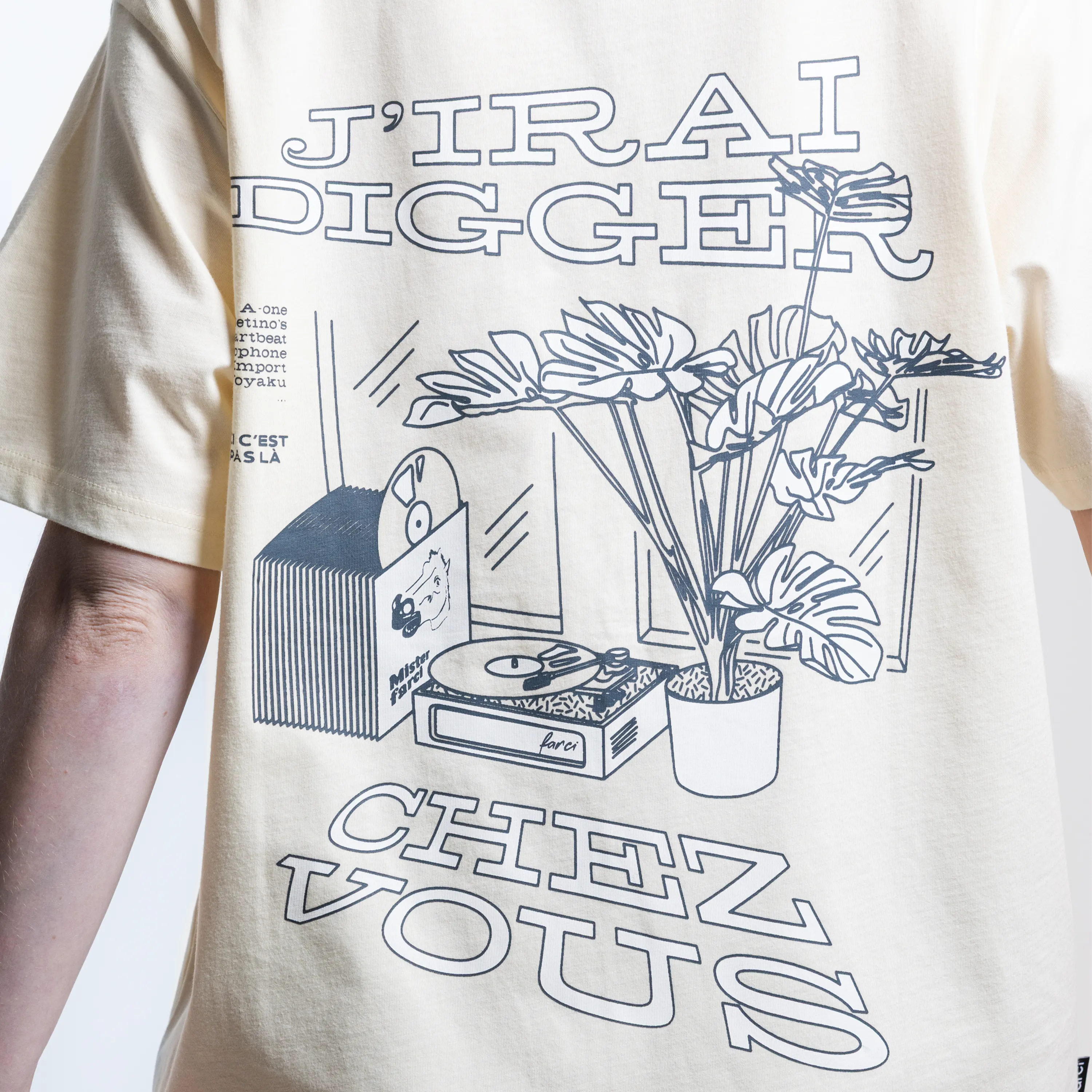 Farci Studio Digger Tee Beige