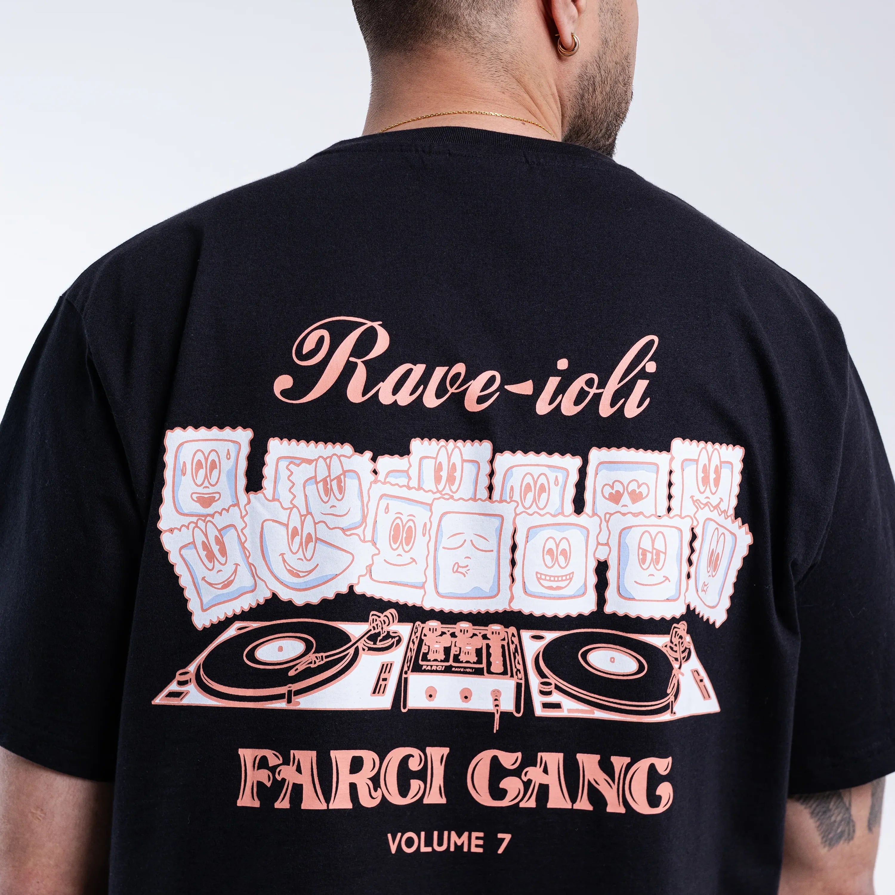 Farci Studio Gang 7 T-Shirt Black