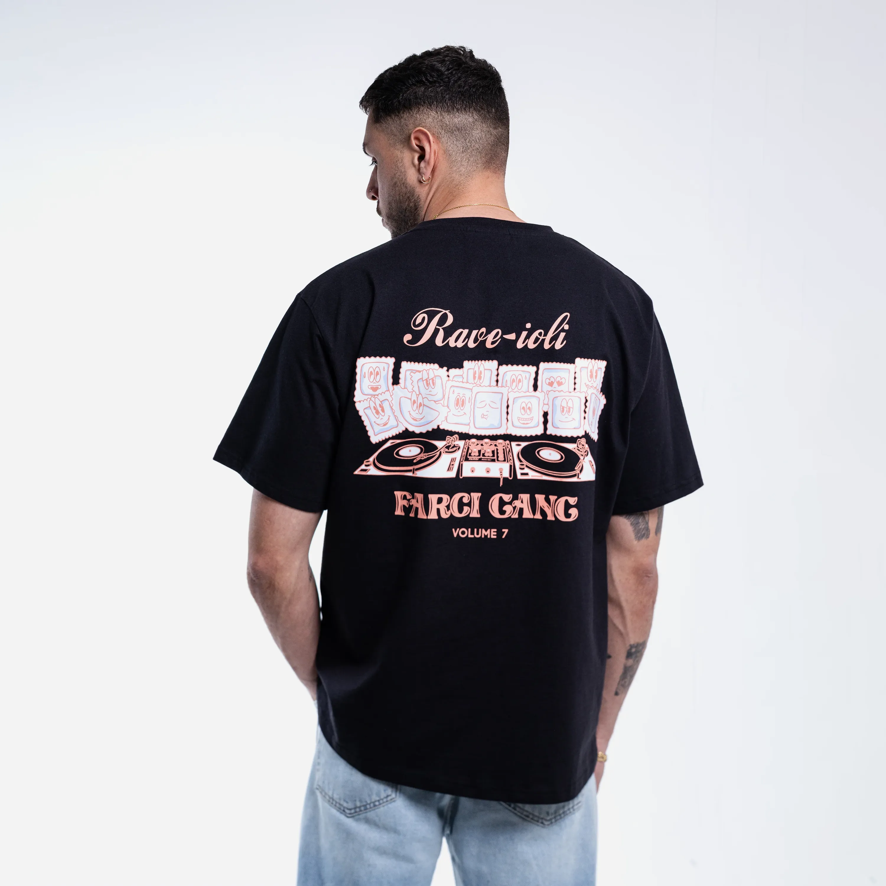 Farci Studio Gang 7 T-Shirt Black