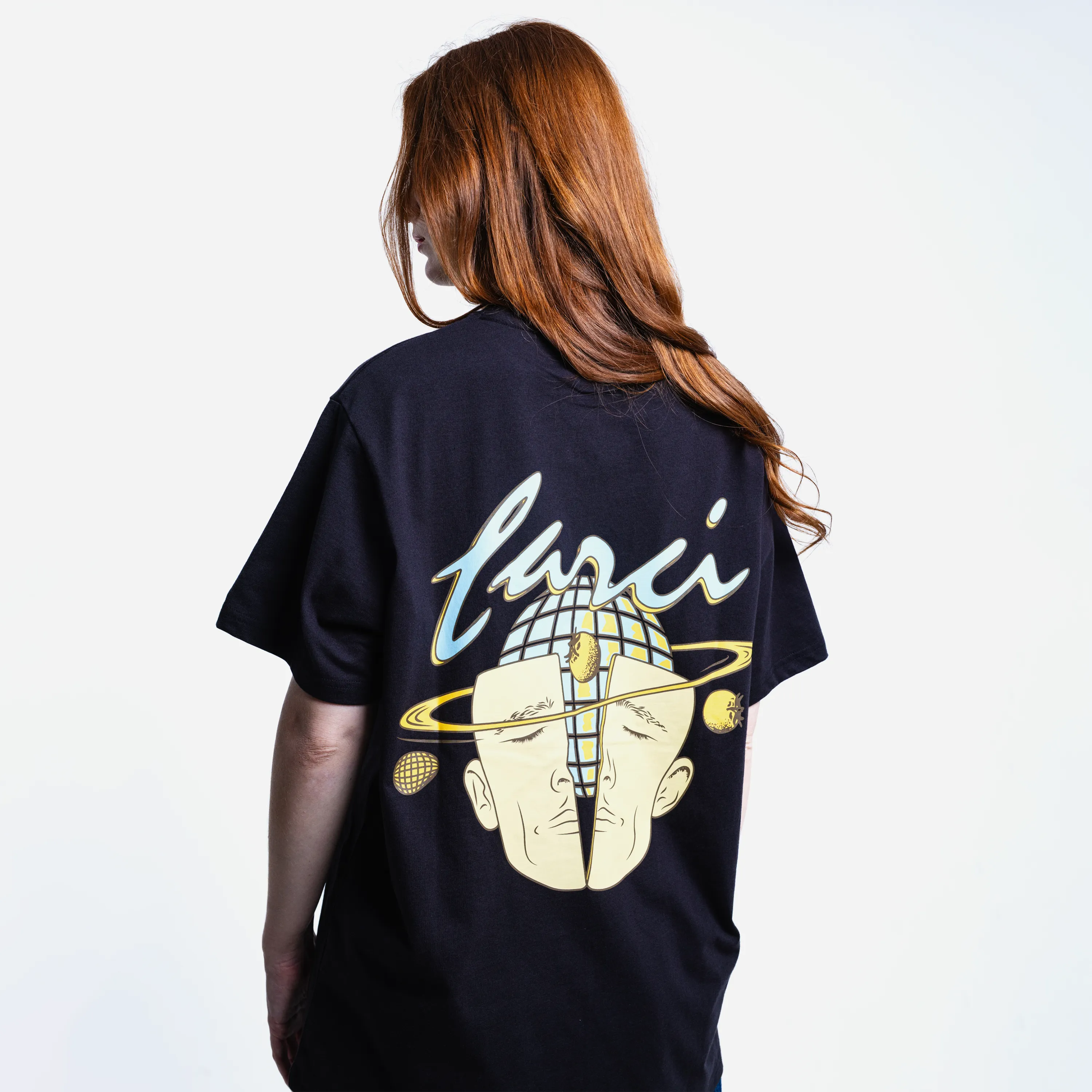T-shirt Farci Studio Half Black