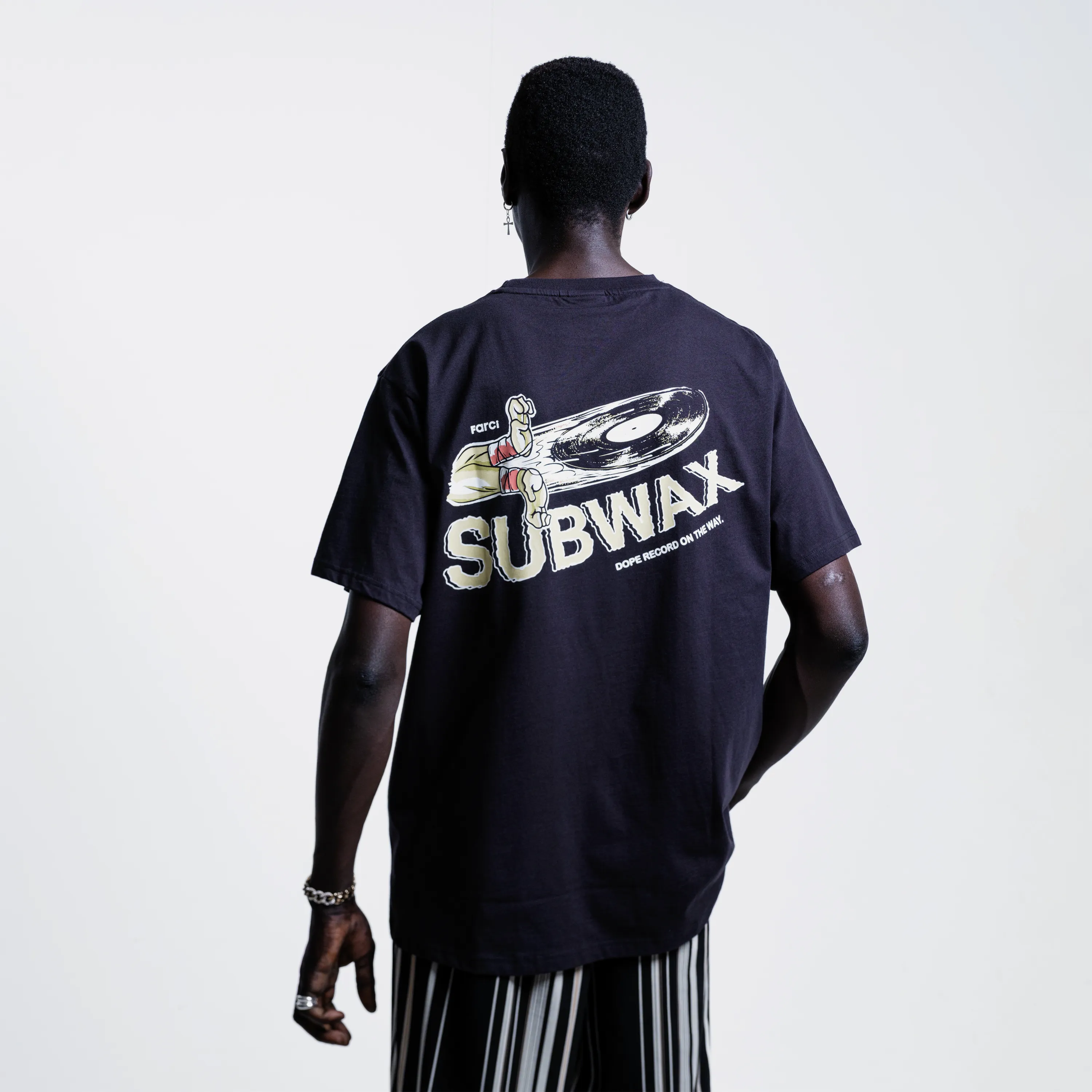 T-shirt Farci Studio Subwax Black