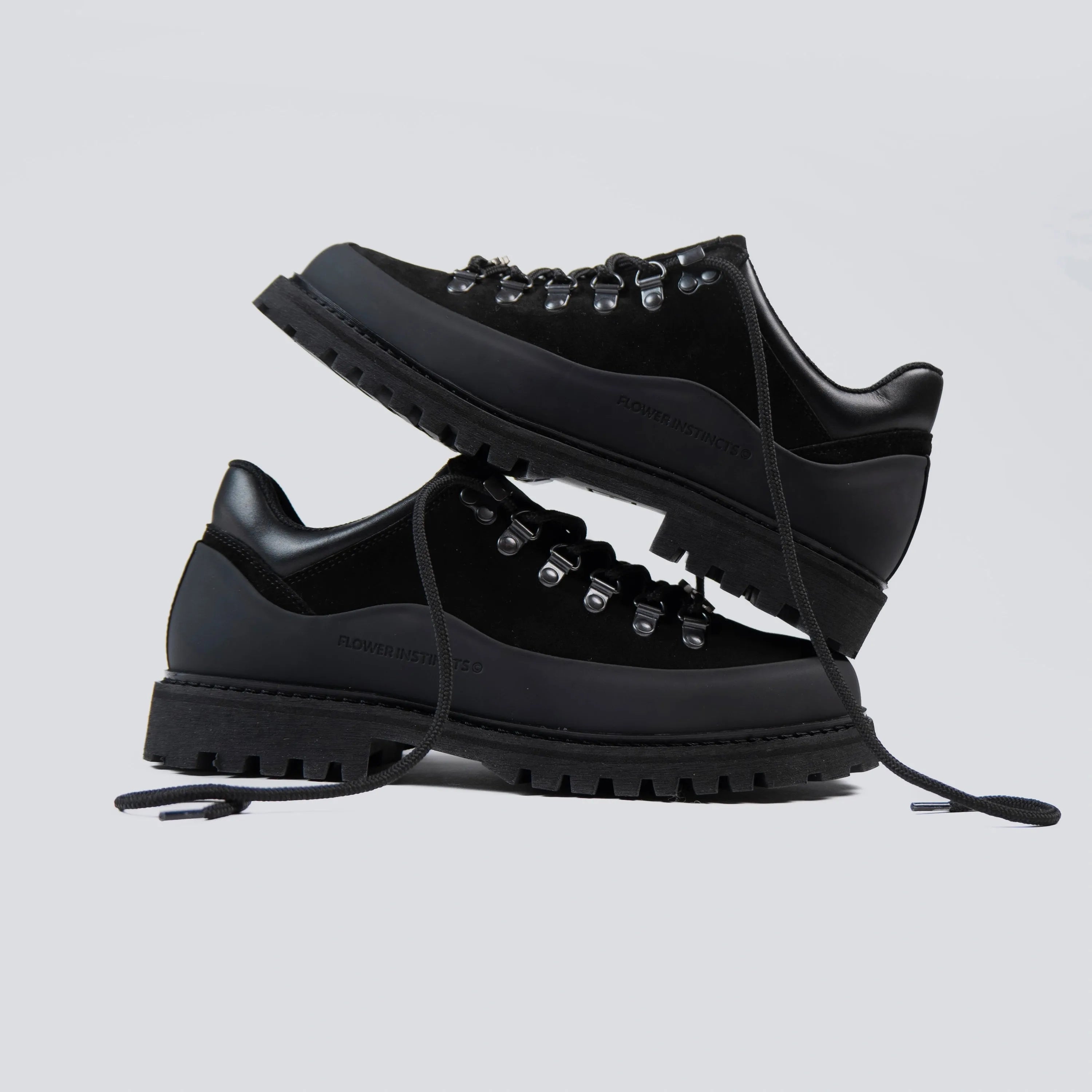 Chaussures Flower Instinct Booted Goat Black