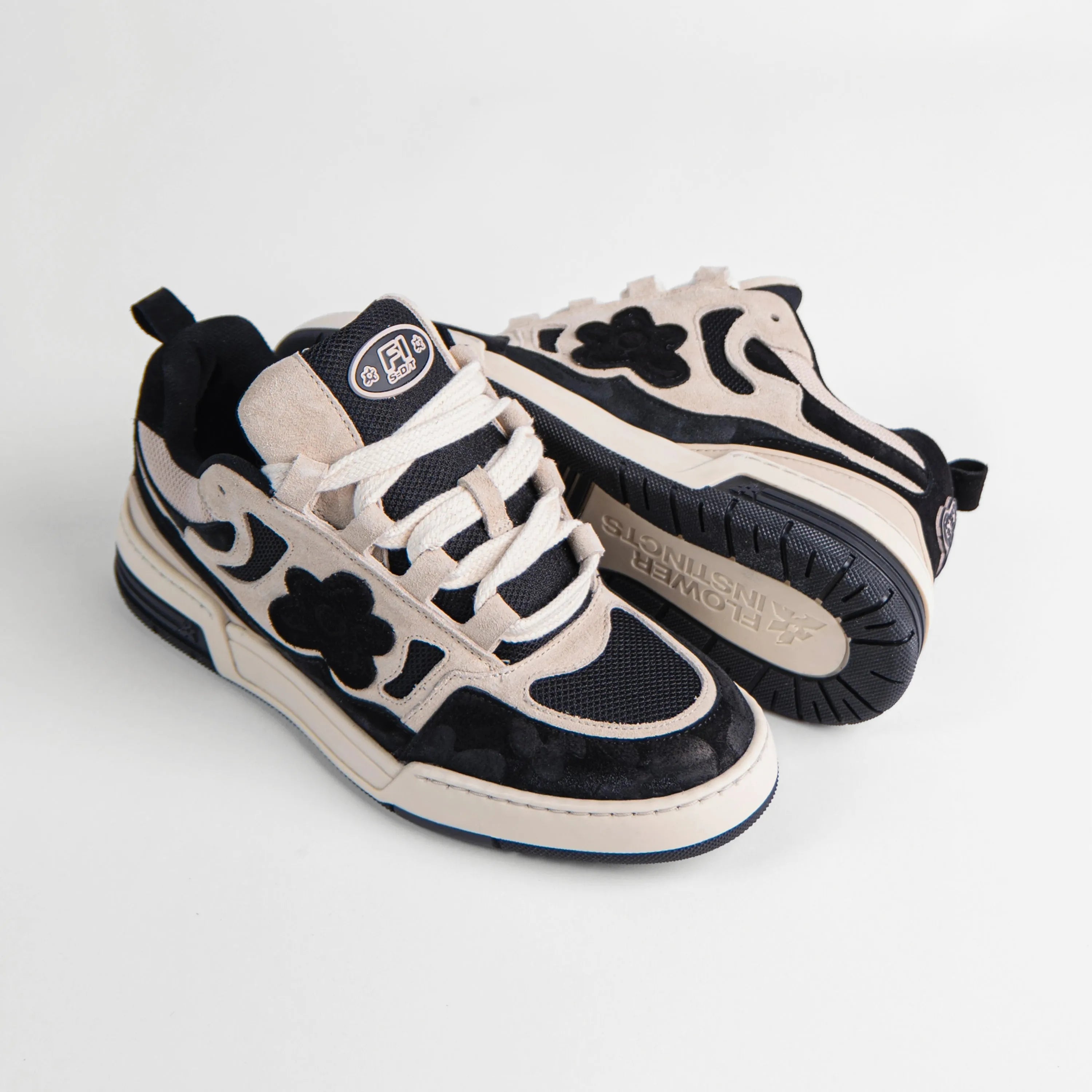 Chaussures Flower Instinct SDT Black Tar sneakers Beige Black