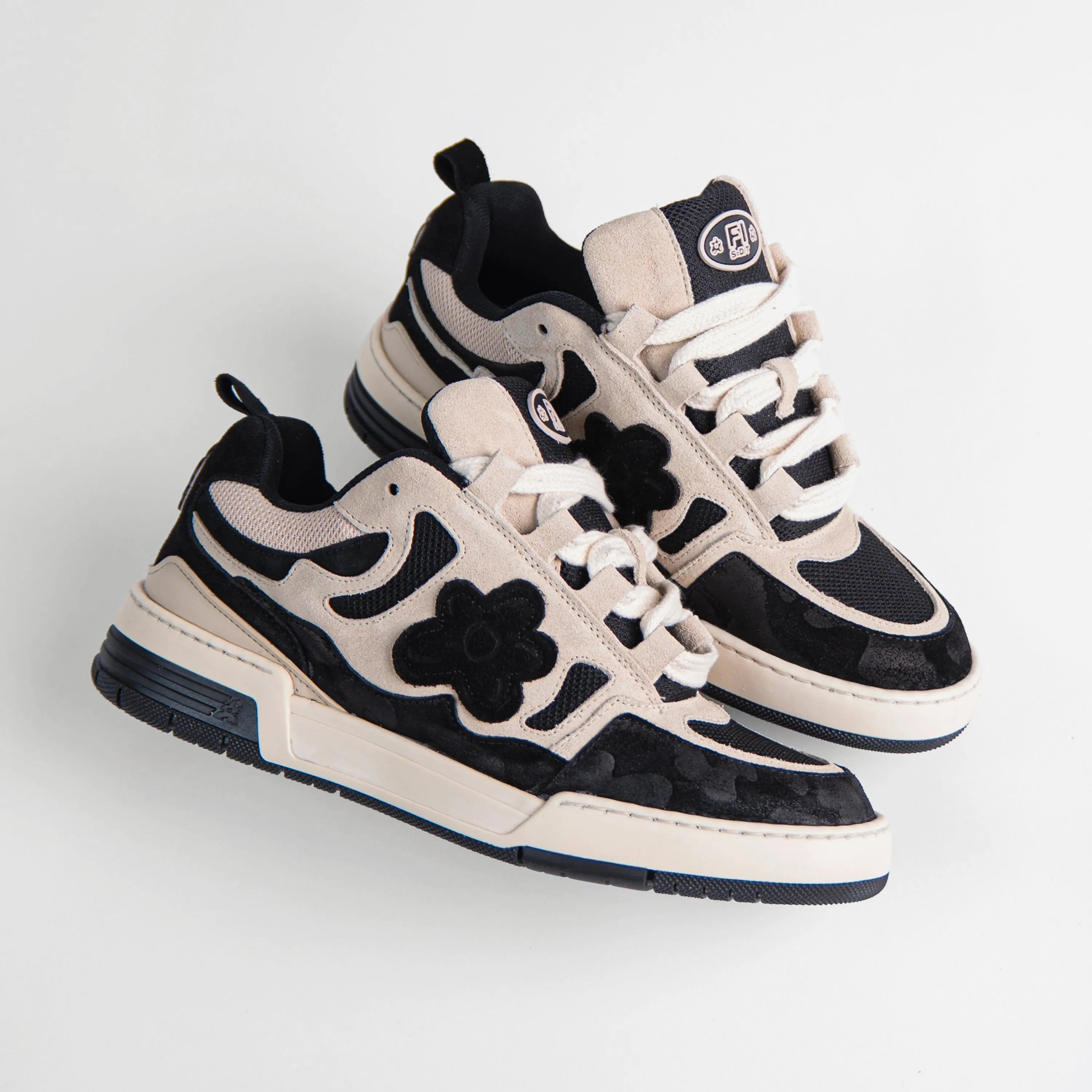 Chaussures Flower Instinct SDT Black Tar sneakers Beige Black