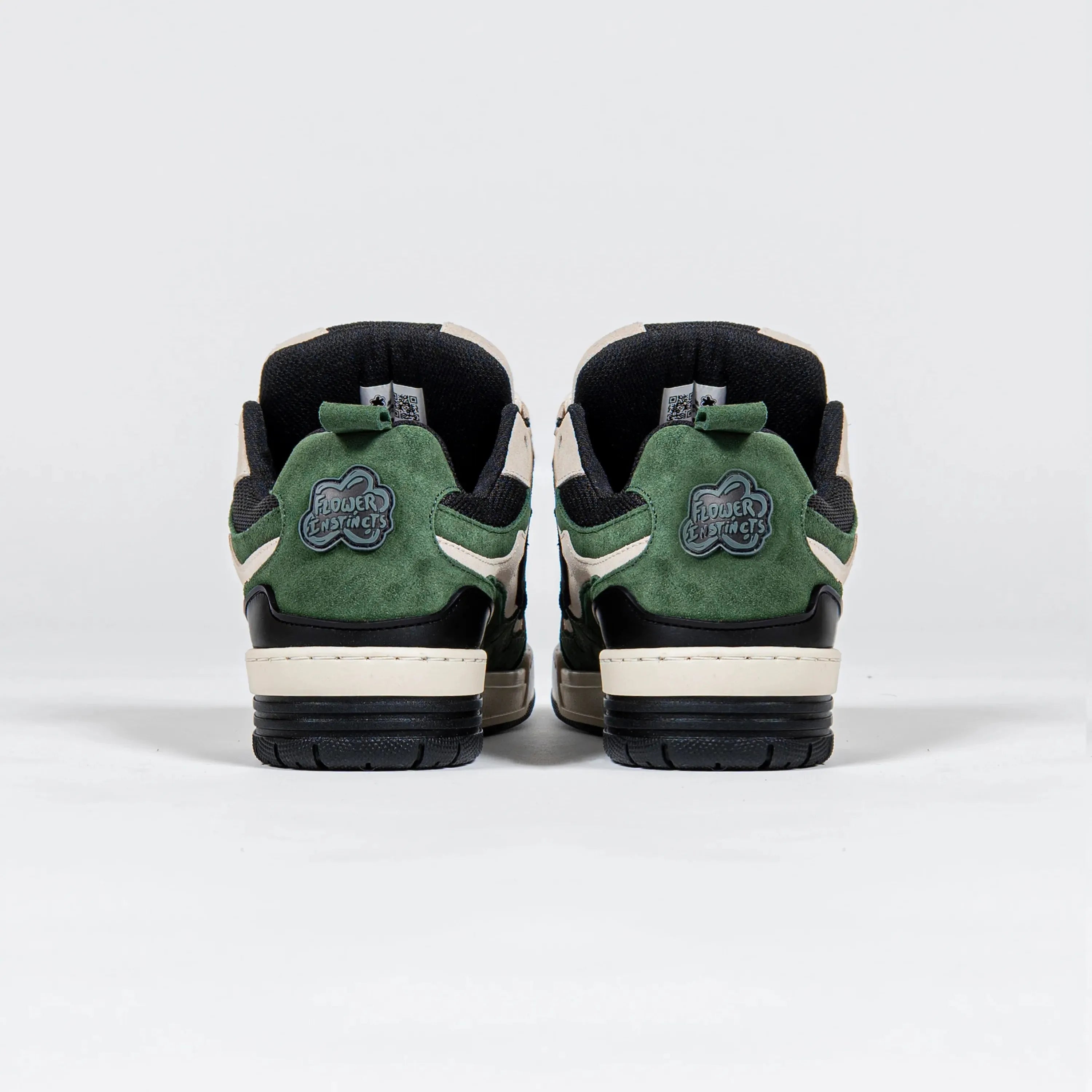 Chaussures Flower Instinct SDT Bretton Woods sneakers Brown Green Beige