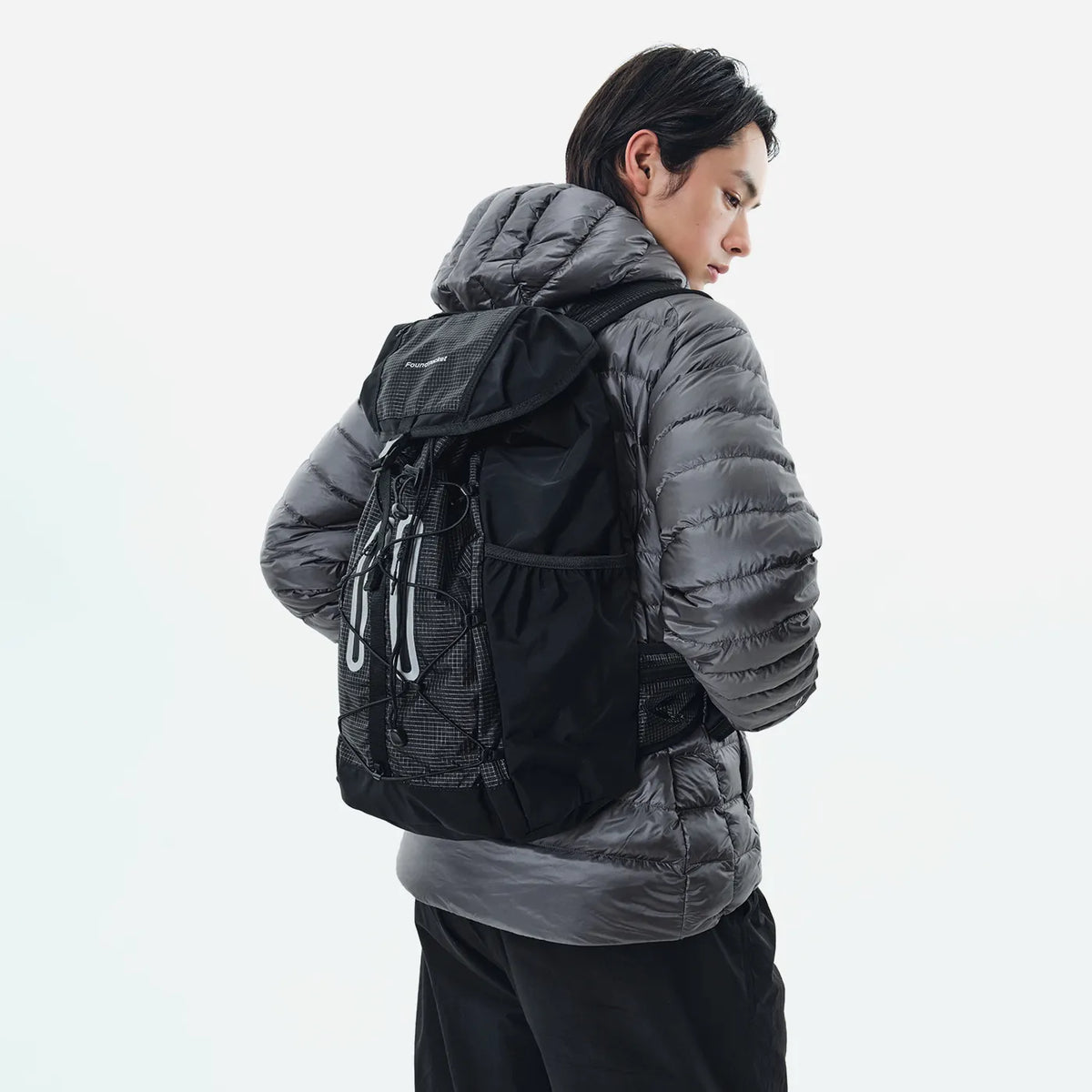Found Pocket Focus Light Rucksack Black