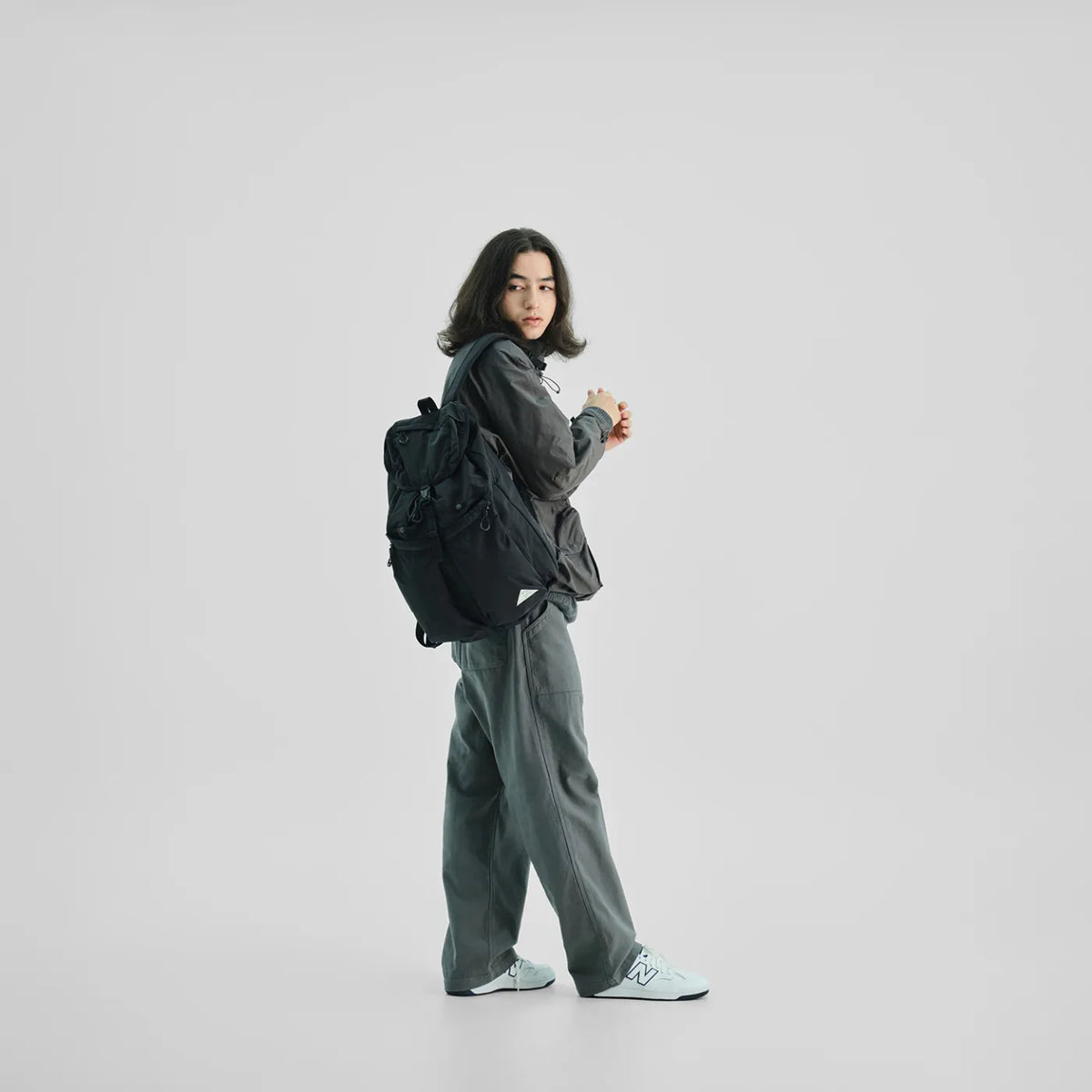 Found Pocket Focus Rucksack Black