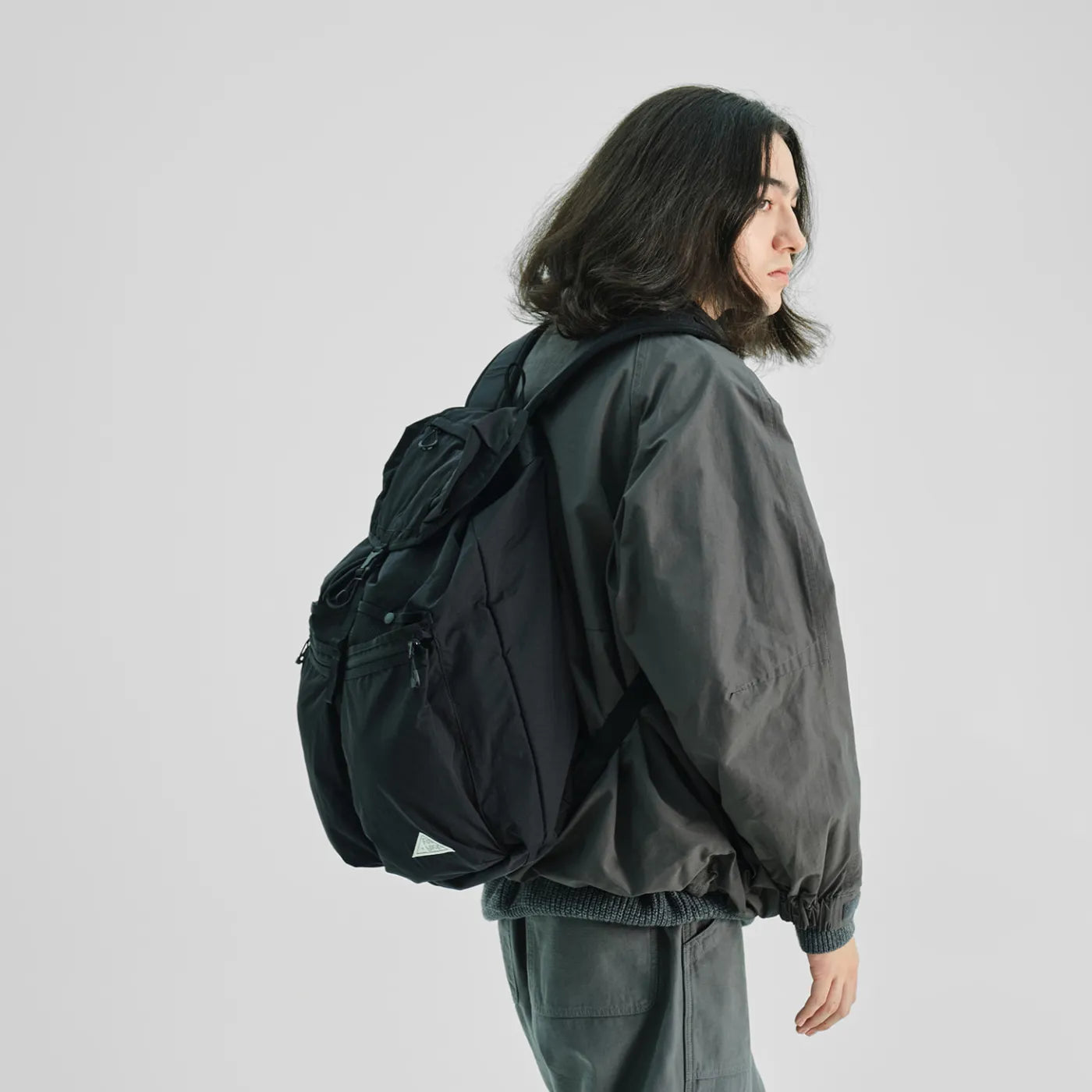 Found Pocket Focus Rucksack Black