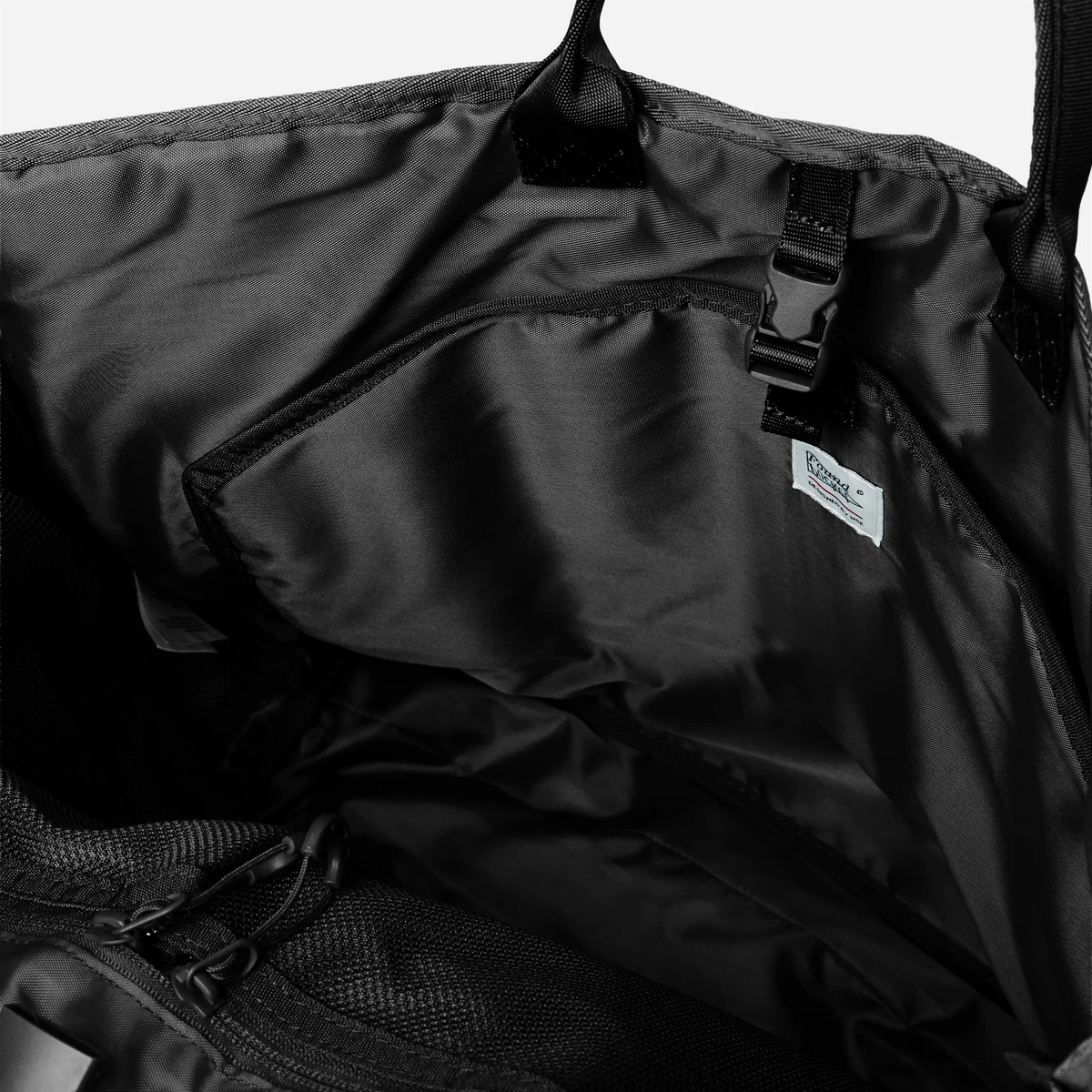 Found Pocket Focus Tote Bag Black