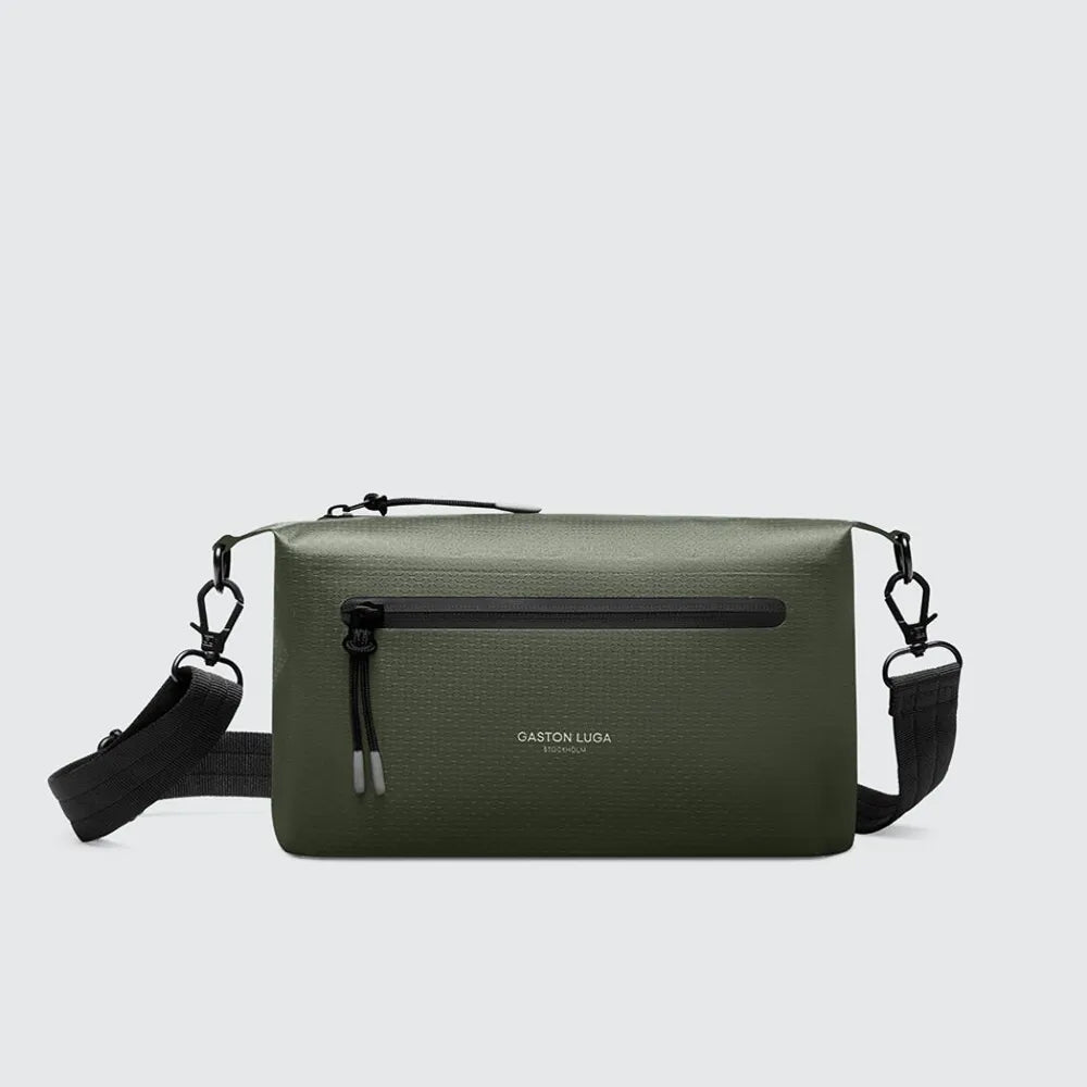 Sacoche Gaston Luga DuoSeal Olive imperméable.