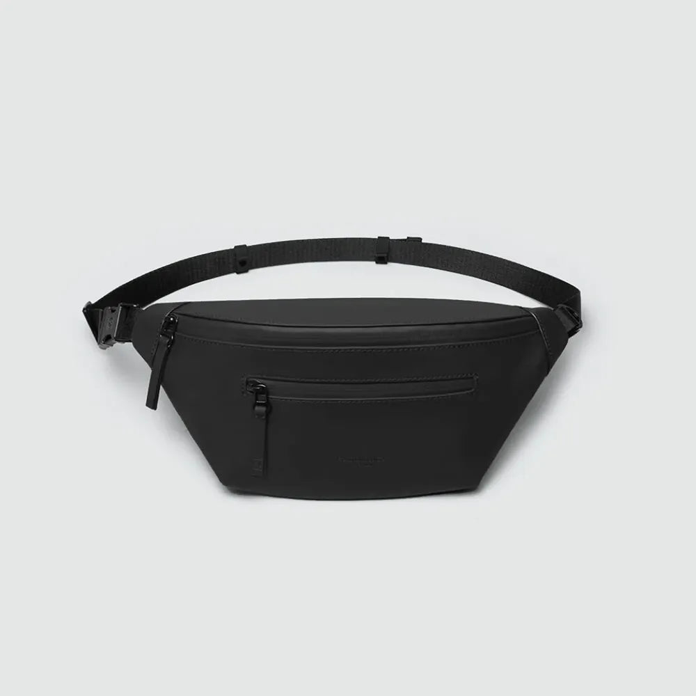 Sac banane Gaston Luga Spläsh noir imperméable.