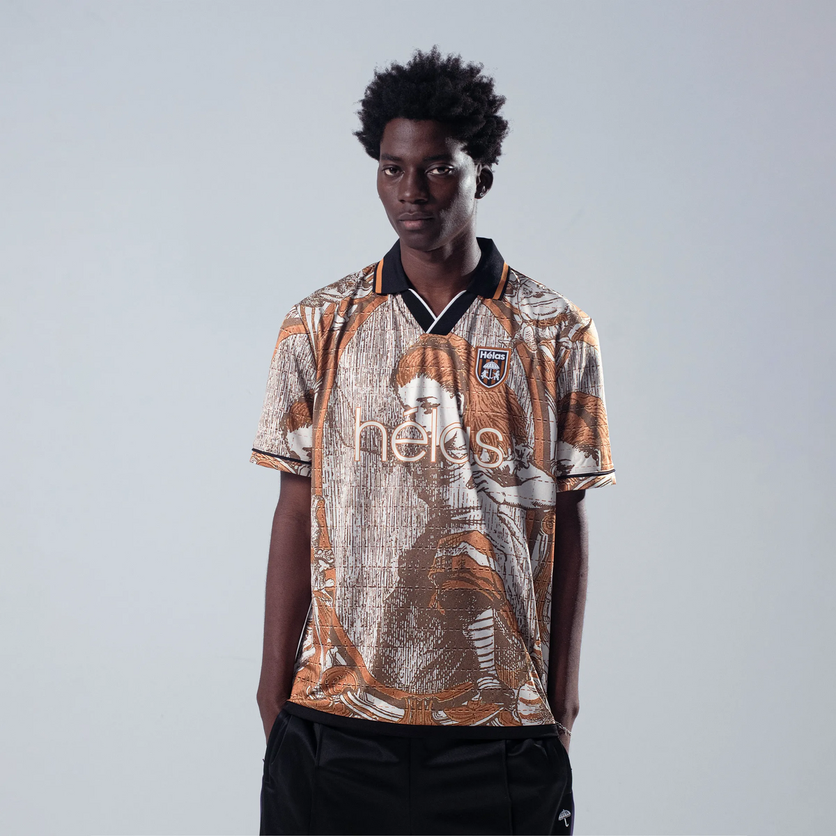 Hélas Alicia Polo jersey Brown Multico