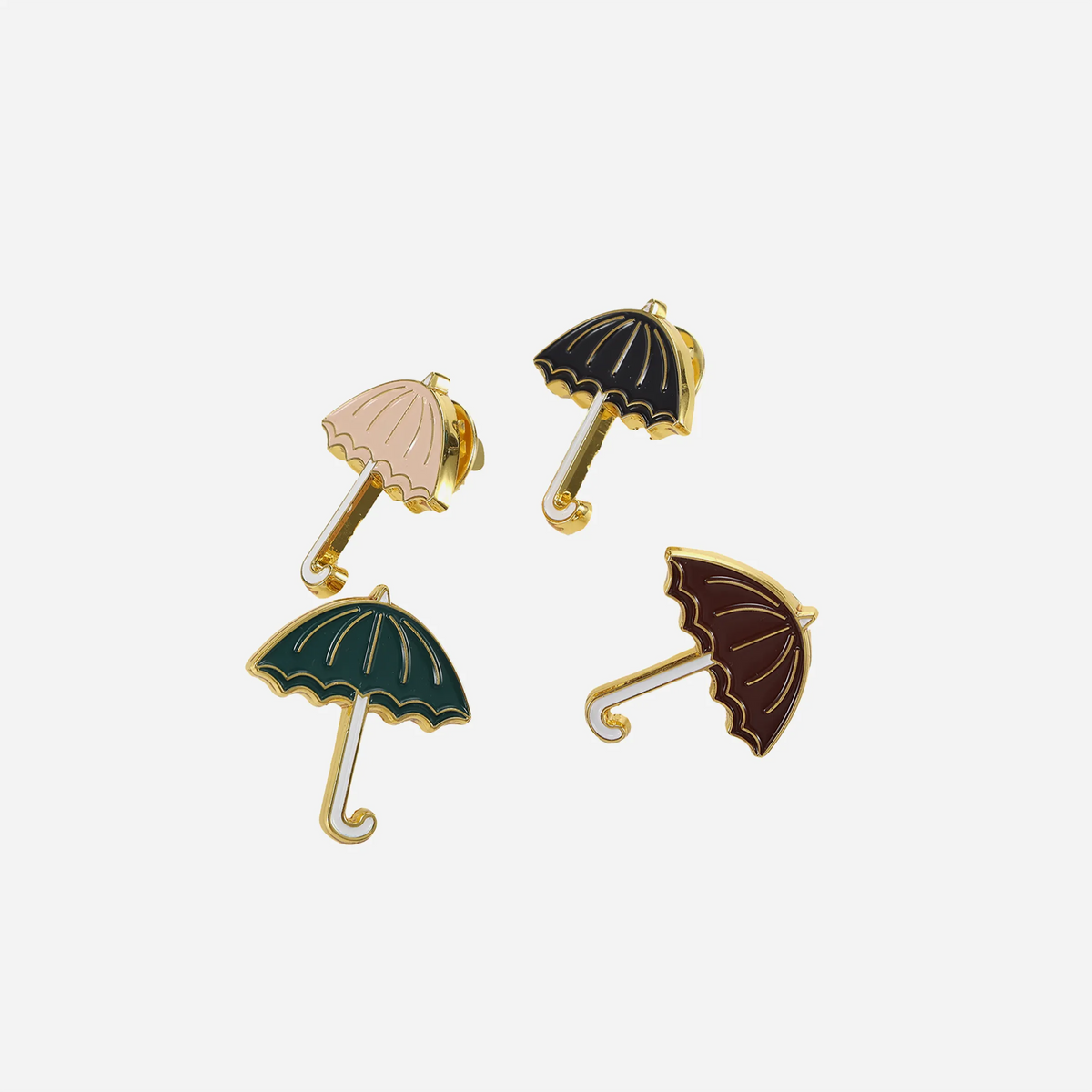 Pin's Hélas Umbrella en métal doré et émail