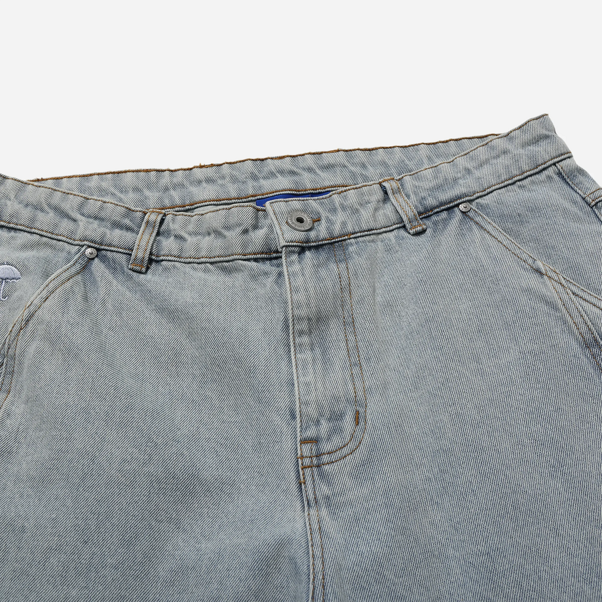 Hélas Zigzagger Jean Pants Washed Light Blue