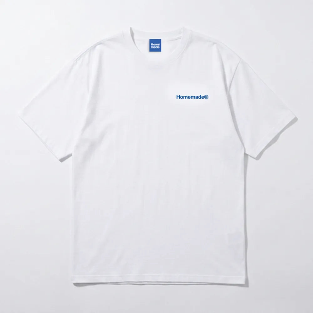 T-shirt Homemade Sunny White