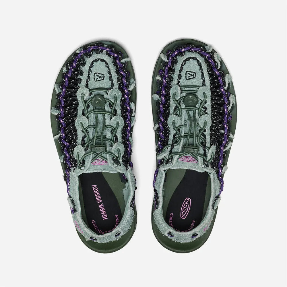 Keen Uneek Leather Henrik Vibskov Green Spring