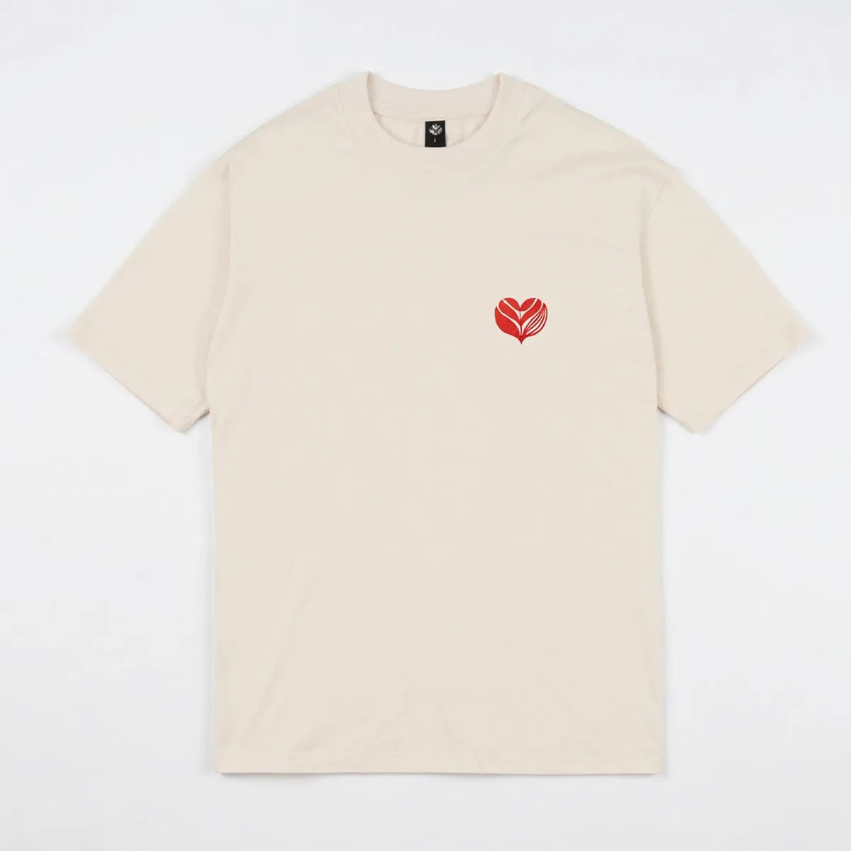 T-Shirt Magenta Love Tee Natural