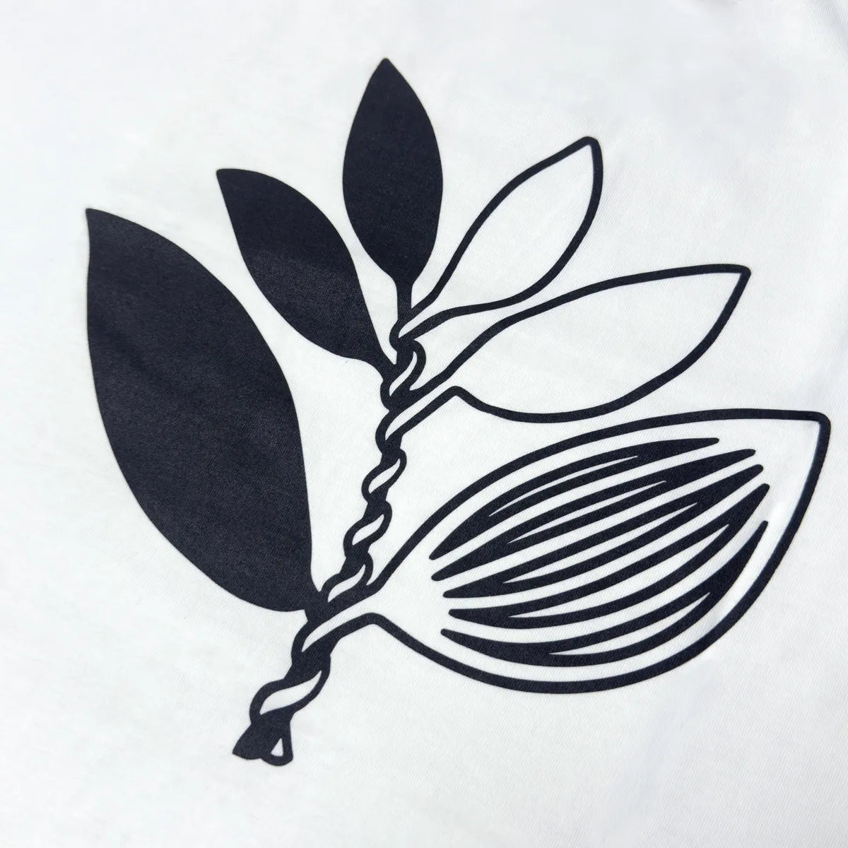 T-Shirt Magenta Yin Blanc