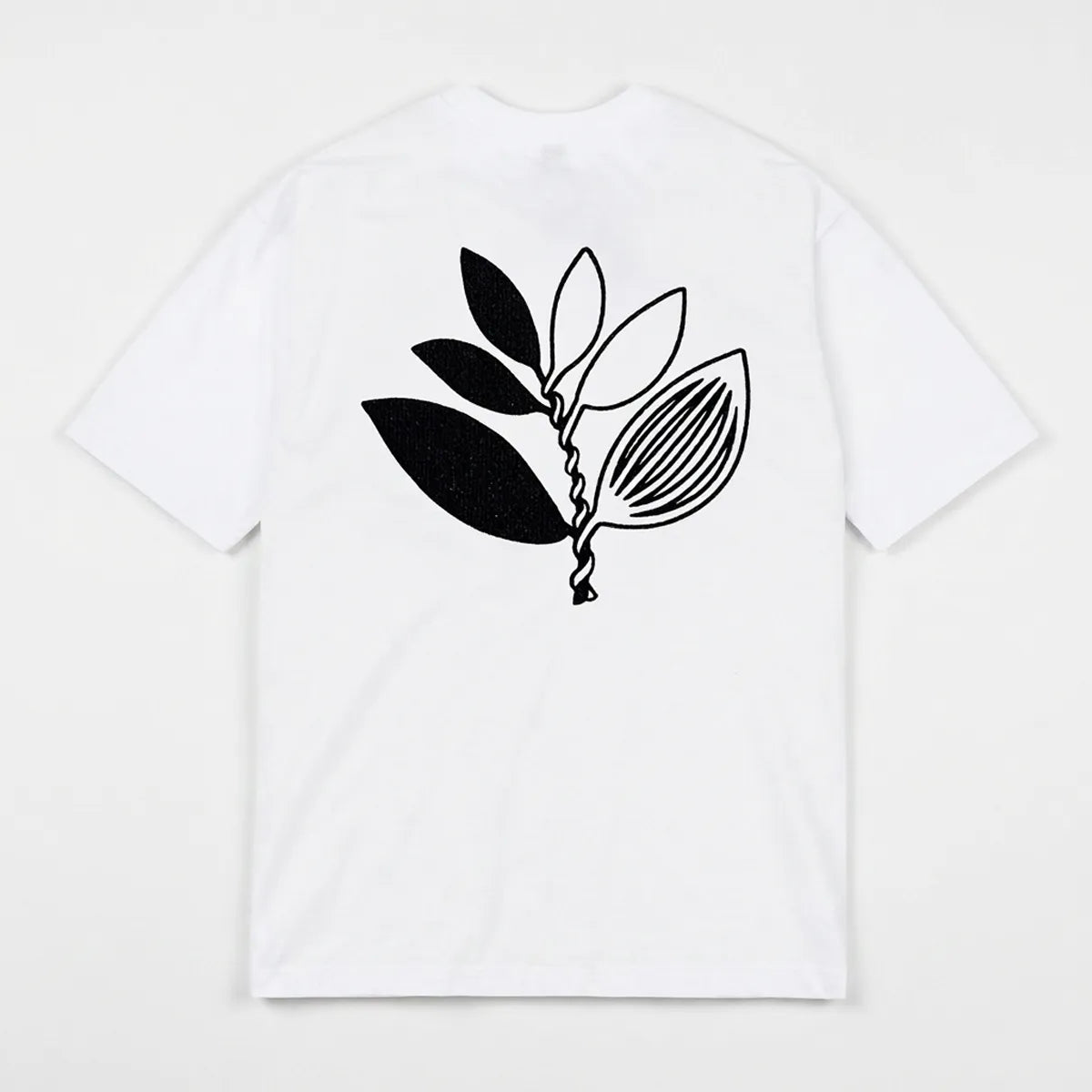 T-Shirt Magenta Yin Blanc