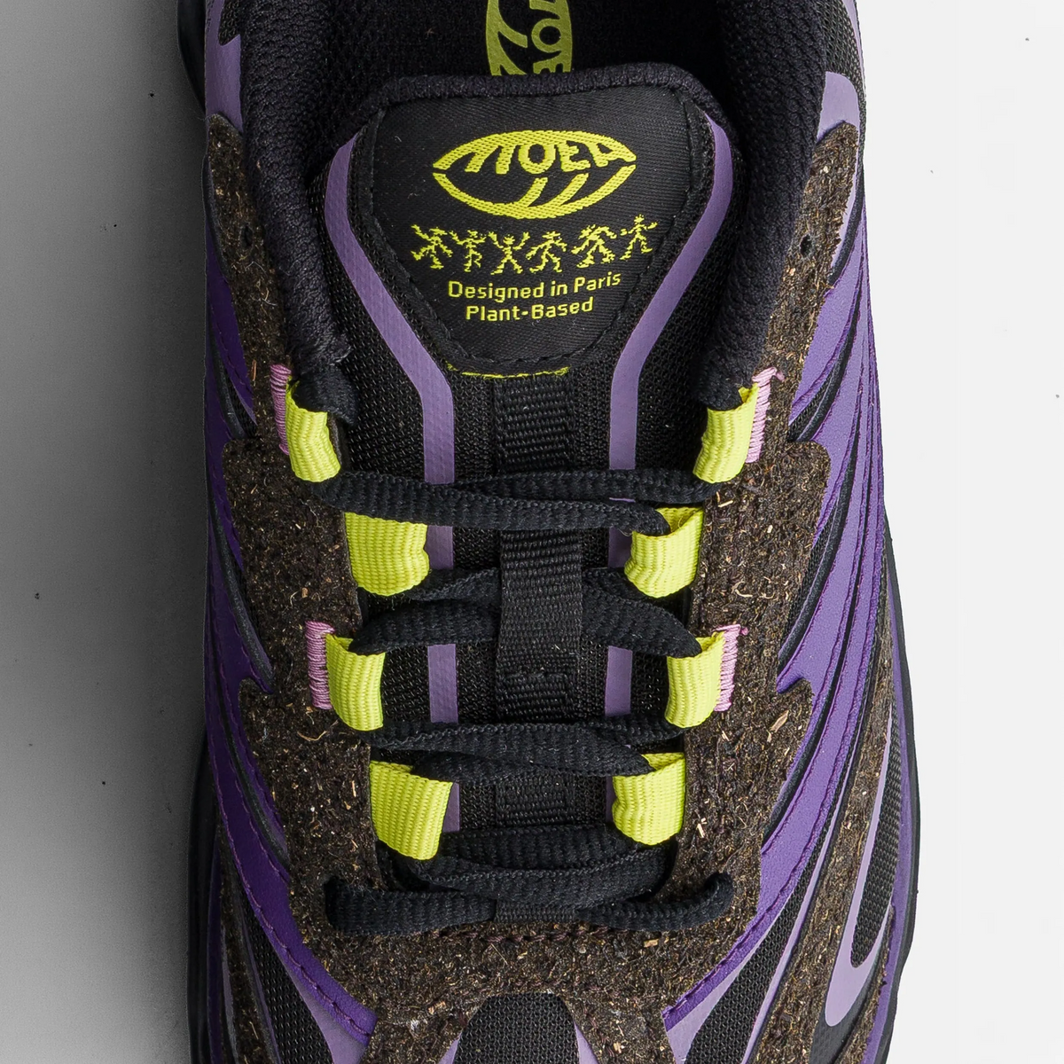 Chaussures MoEa Dragonfly Black & Purple Seaweed