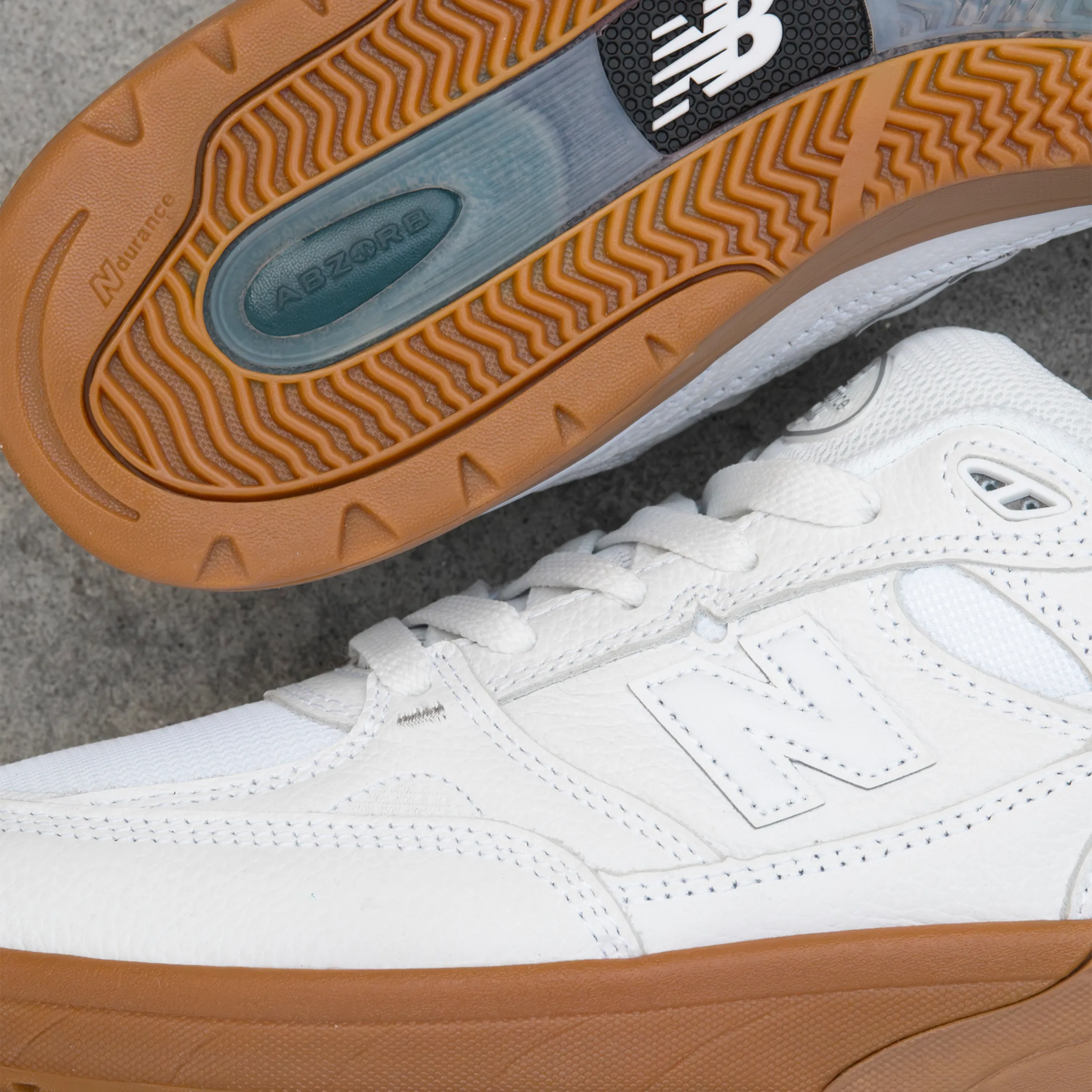 New Balance Numeric 933 Andrew Reynolds White Gum