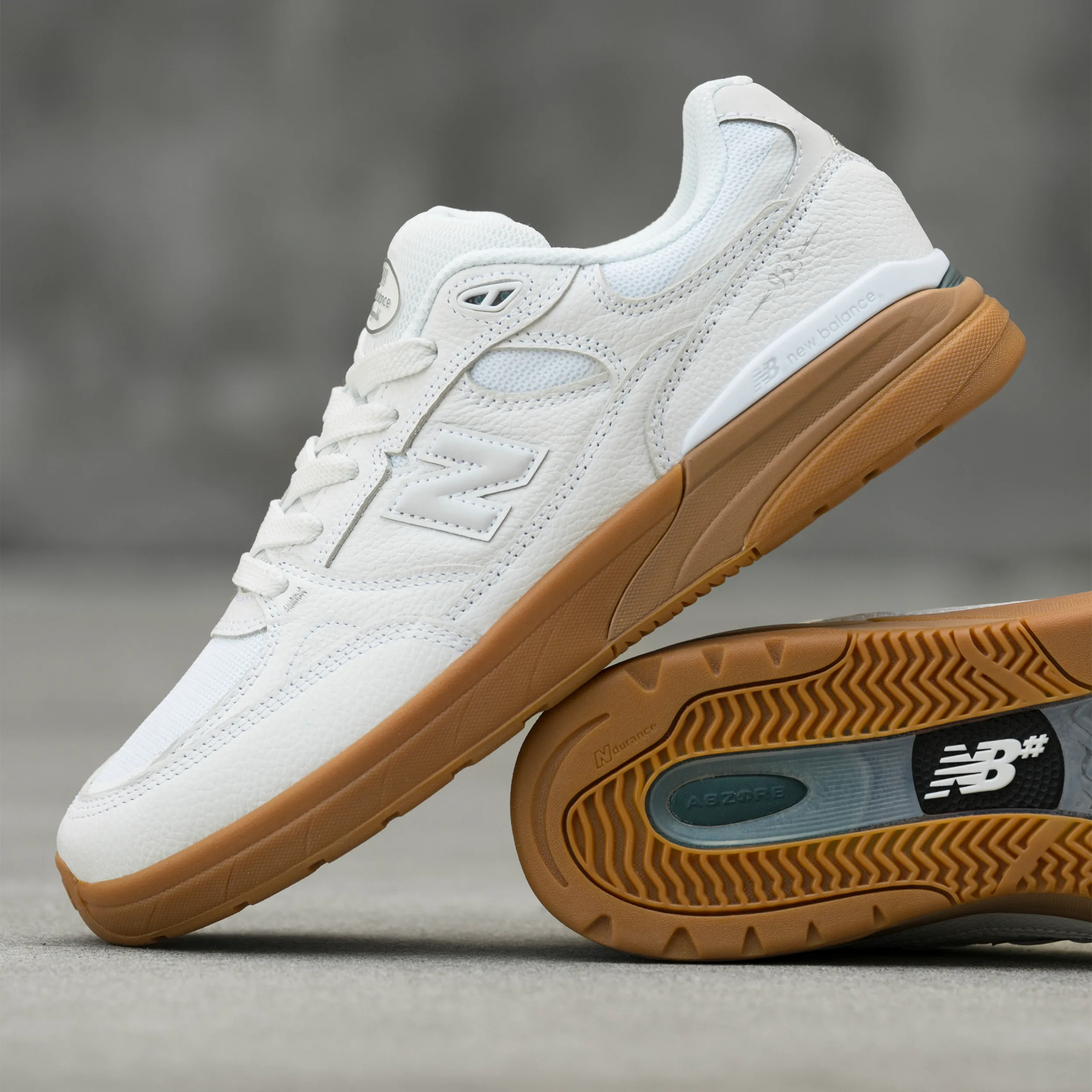New Balance Numeric 933 Andrew Reynolds White Gum
