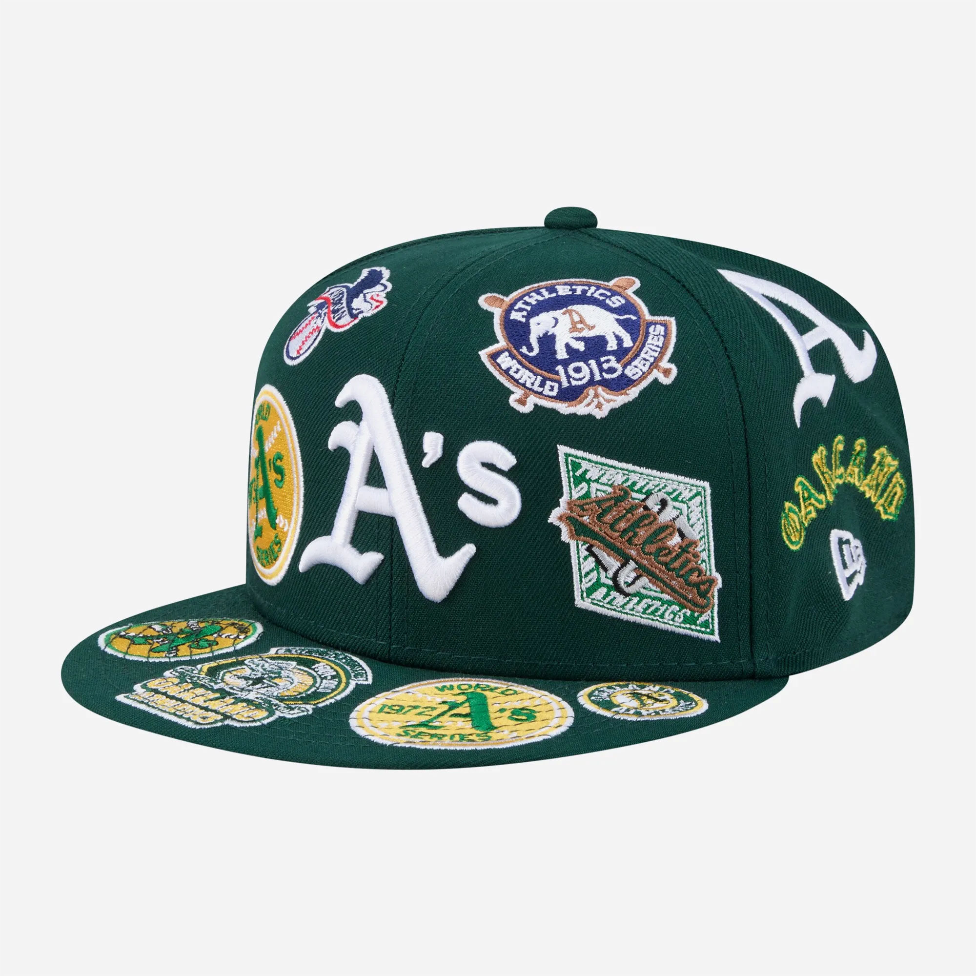 New Era 59FIFTY Oakland Athletics All Over Green Cap