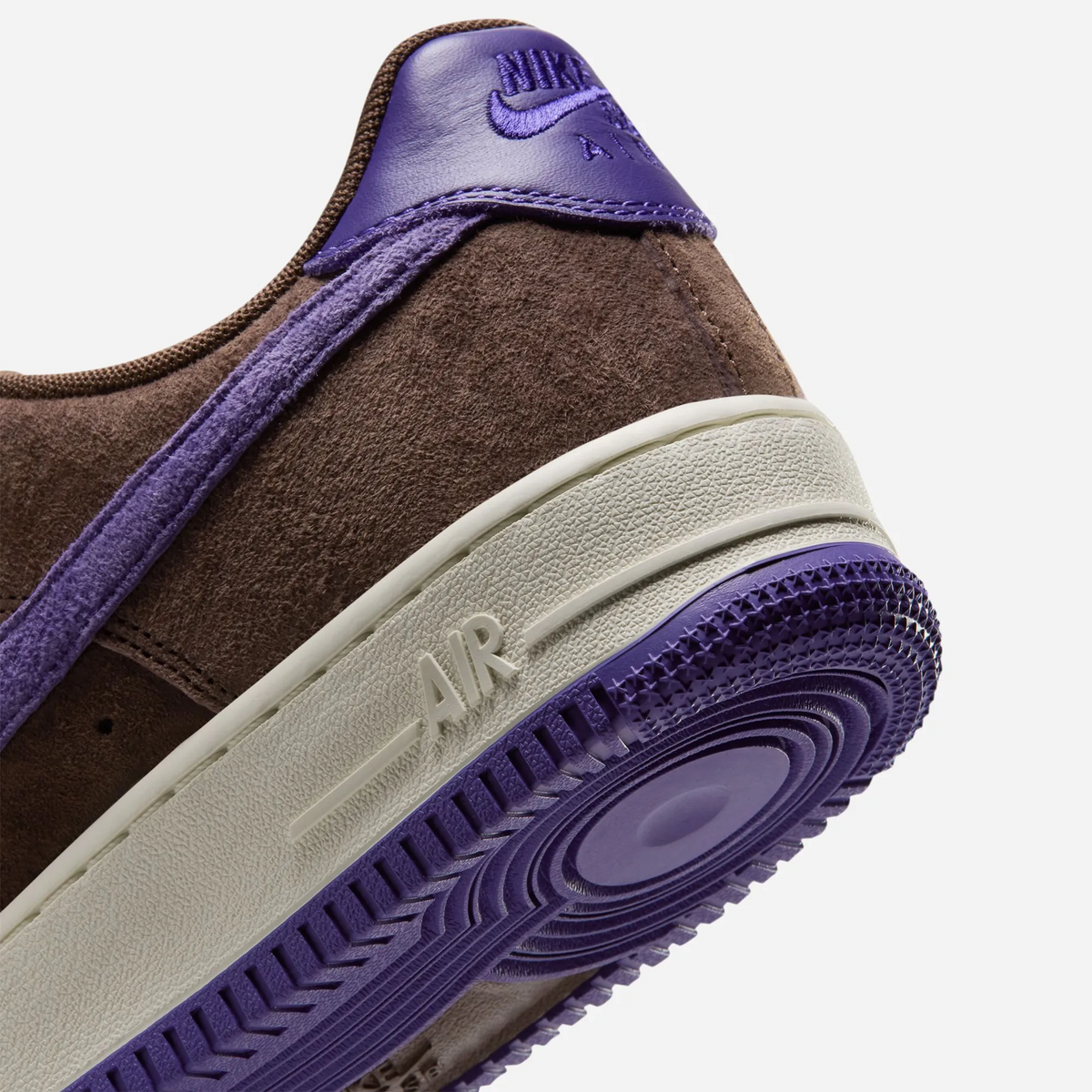 Nike SB Air Force 1 Light Chocolate Court Purple - Geo Edition
