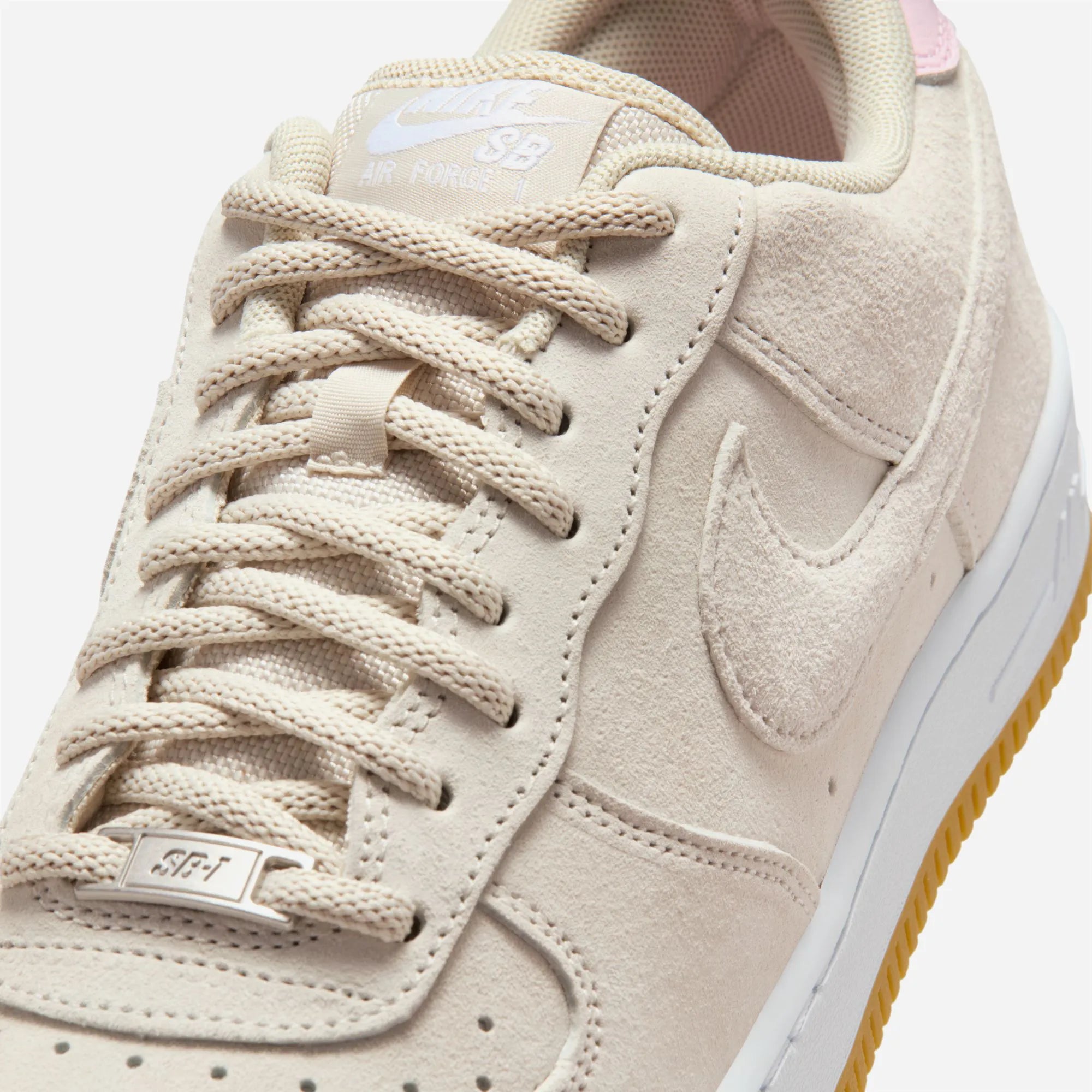 Nike Sb Air Force 1 Light Orewood Brown White