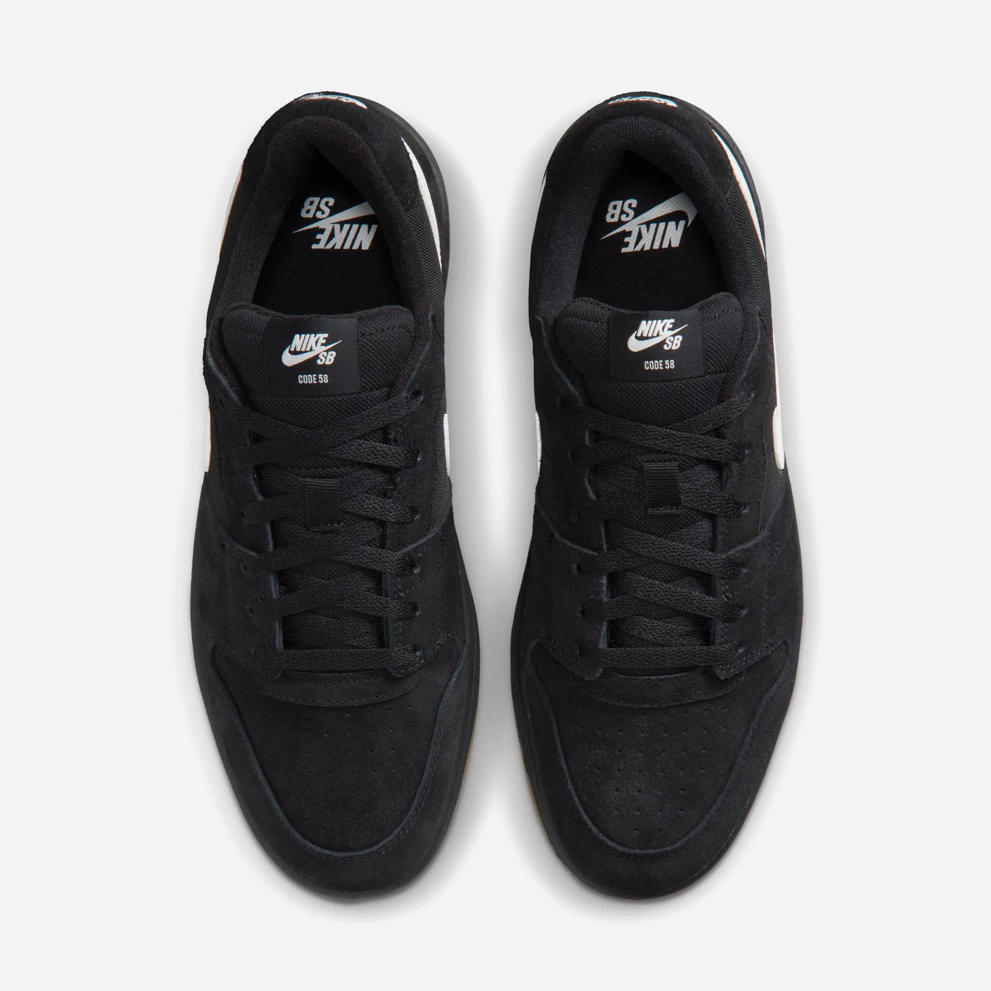 Nike SB Code 58 Black Summit White Black Gum Light Brown