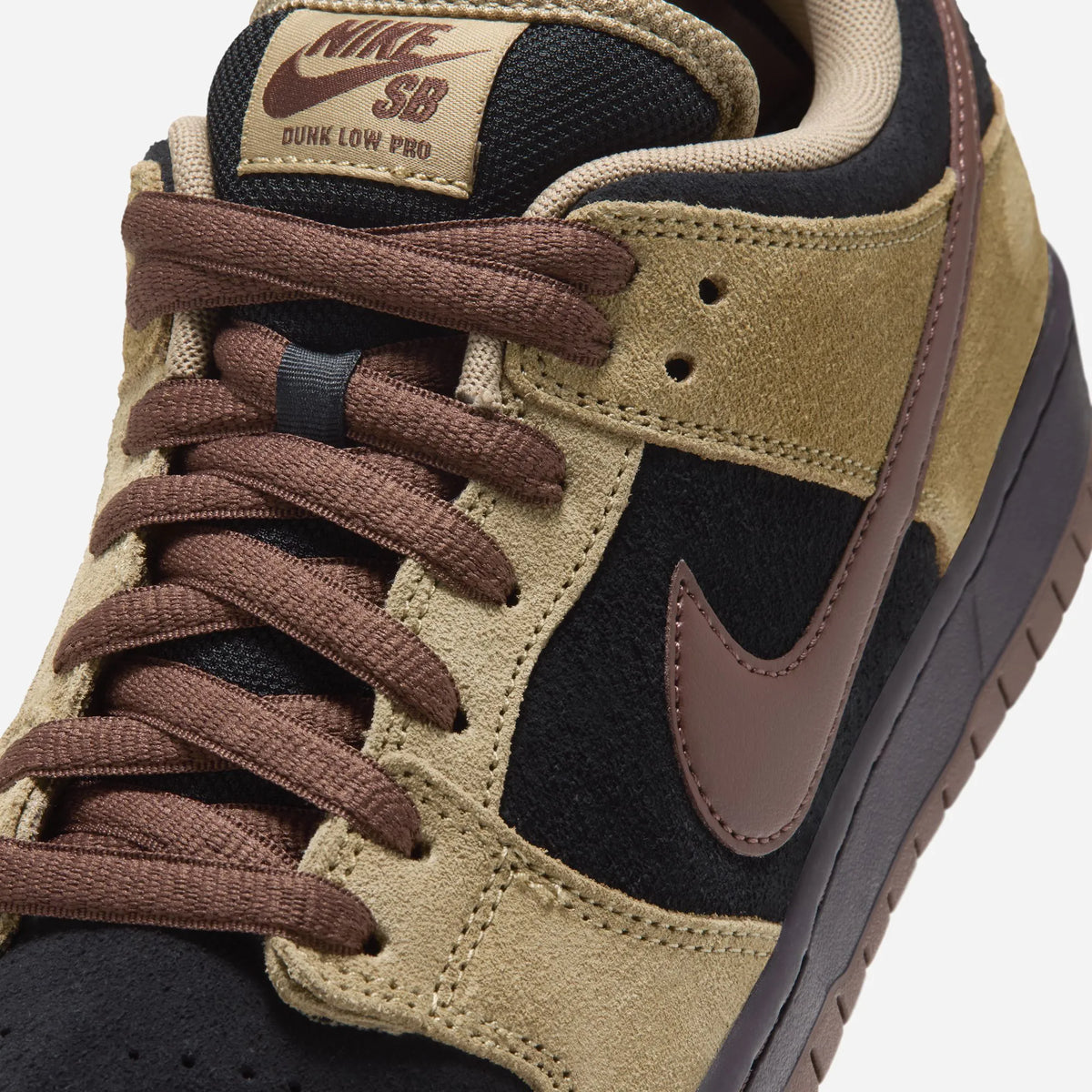 Nike SB Dunk Low Pro Filbert light Chocolate Black Burgundy Ash