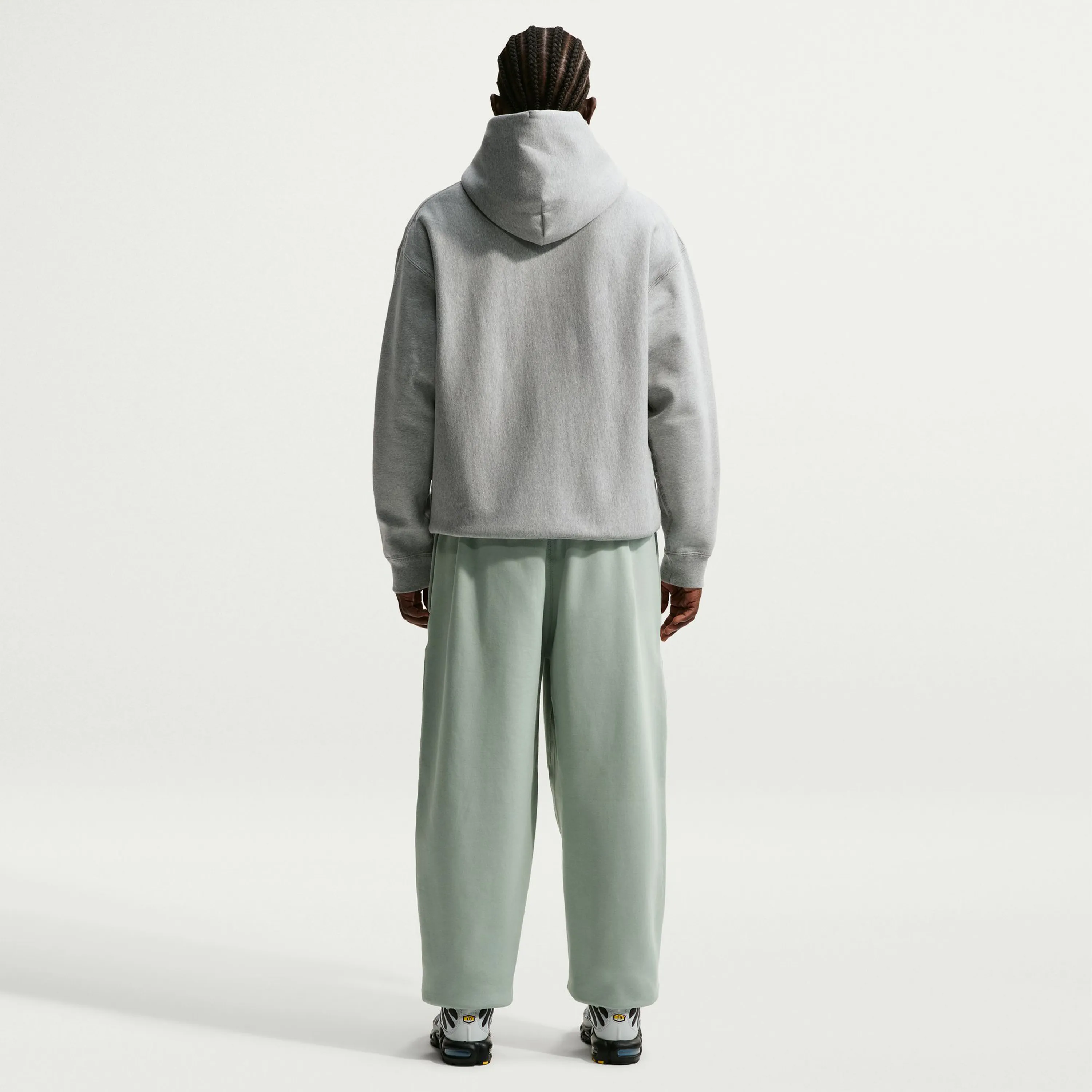 Sweat Nike Solo Swoosh Gris Chiné