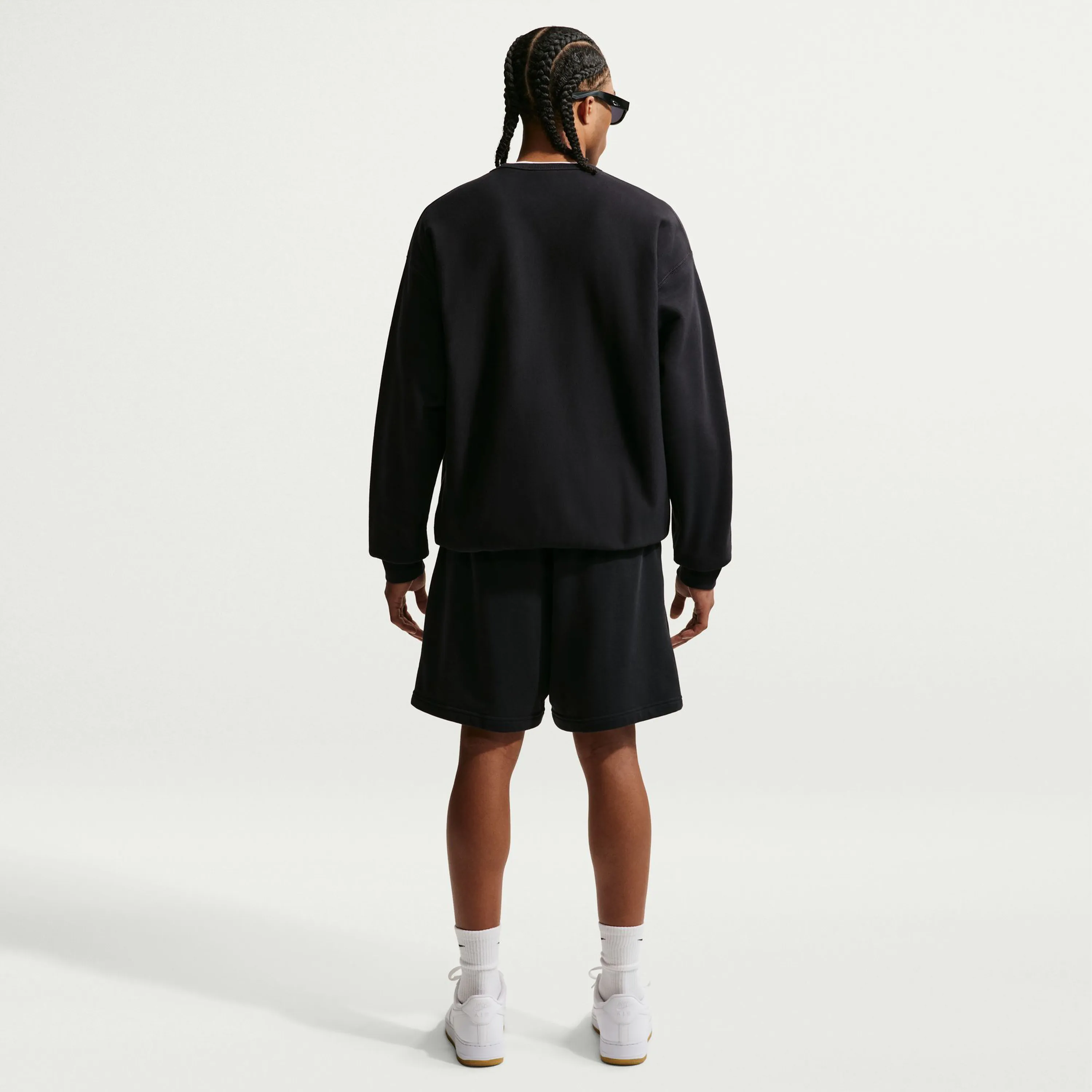 Sweat Nike Solo Swoosh Crewneck Noir