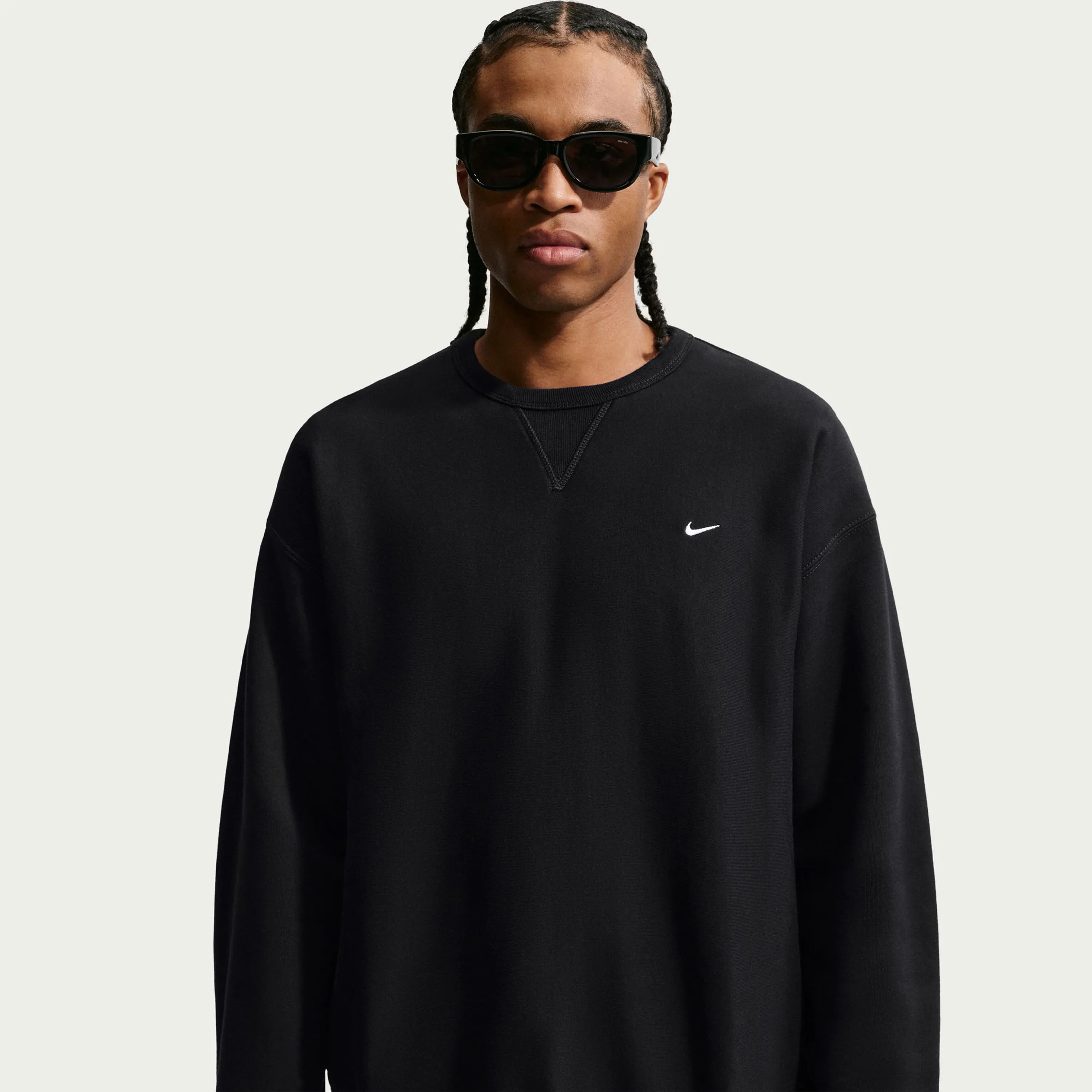 Sweat Nike Solo Swoosh Crewneck Noir