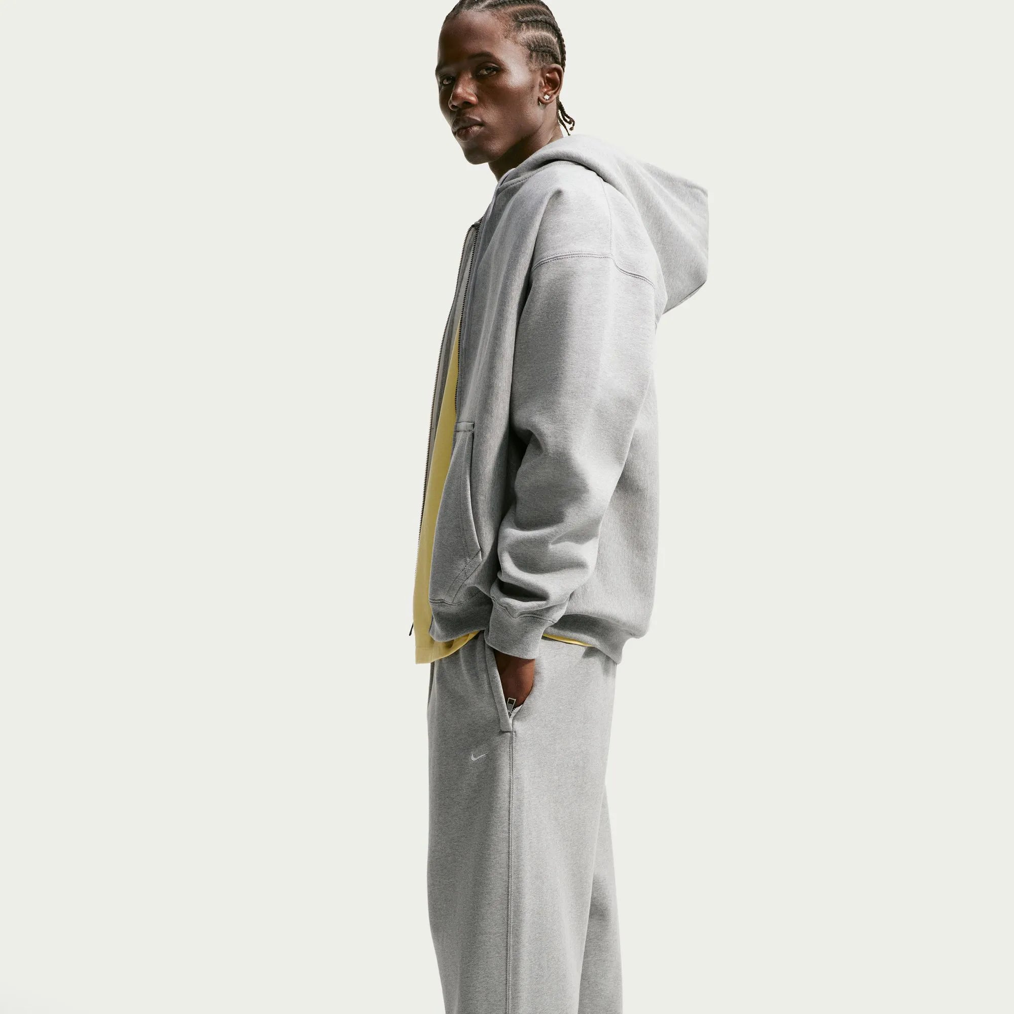 Pantalon Jogging Nike Solo Swoosh Gris Chine