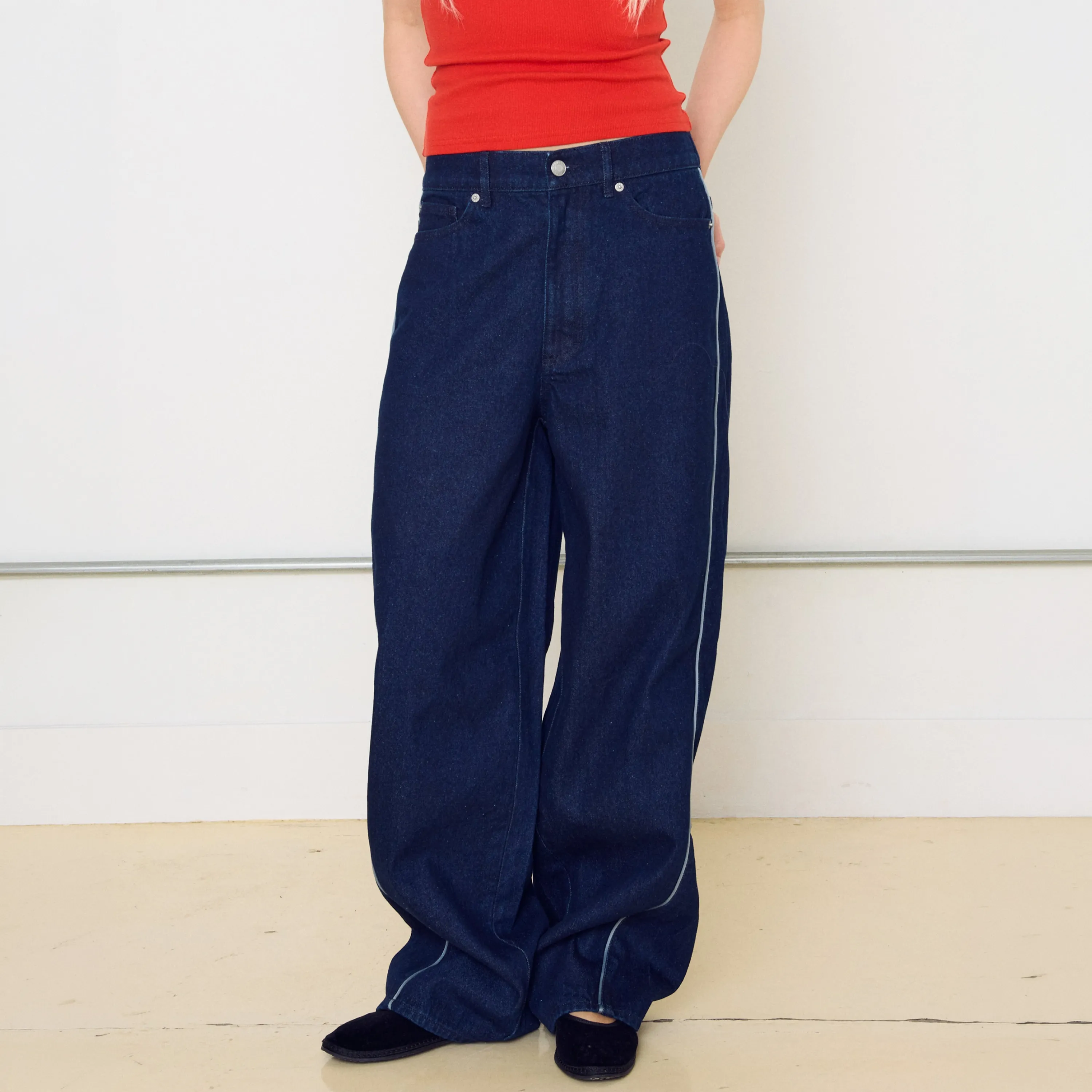 OBEY - Alloy Piping Denim Jeans Rinse