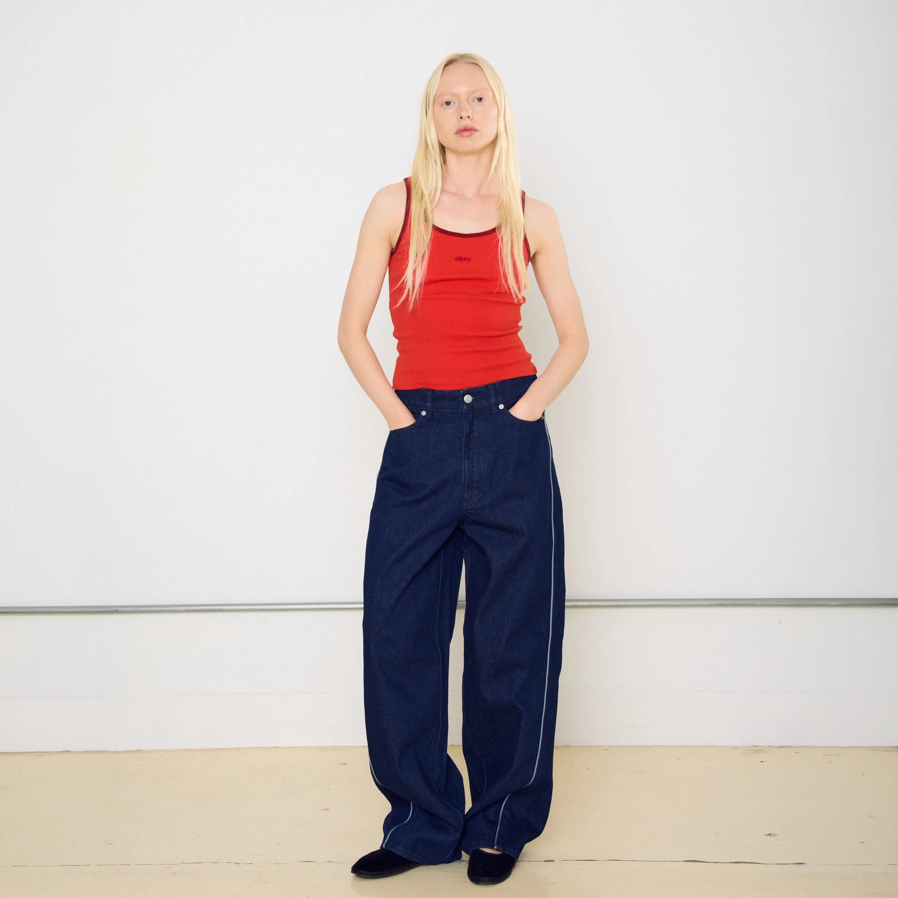 Jeans OBEY - Alloy Piping Denim Rinse