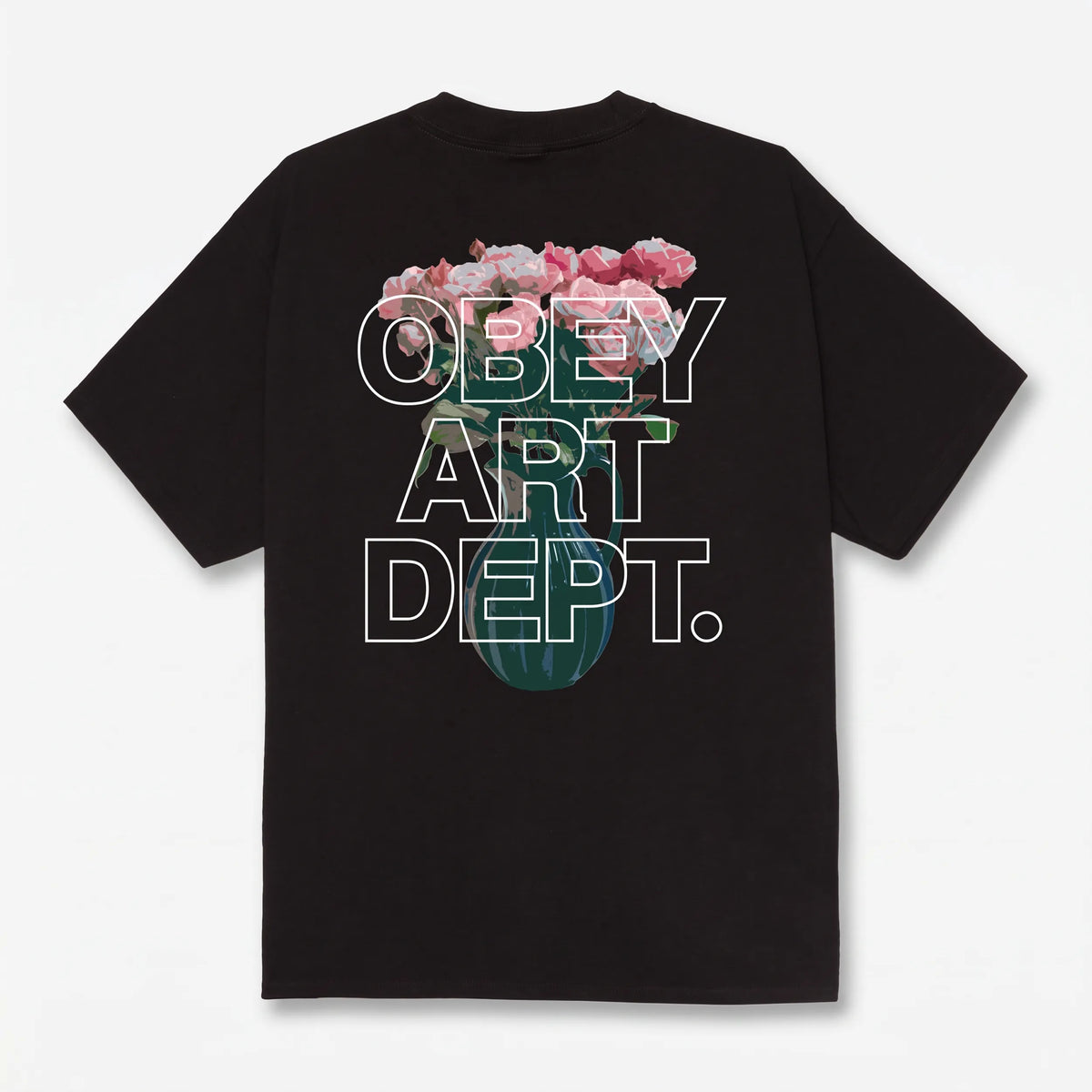 T-shirt Obey Art dept. Black
