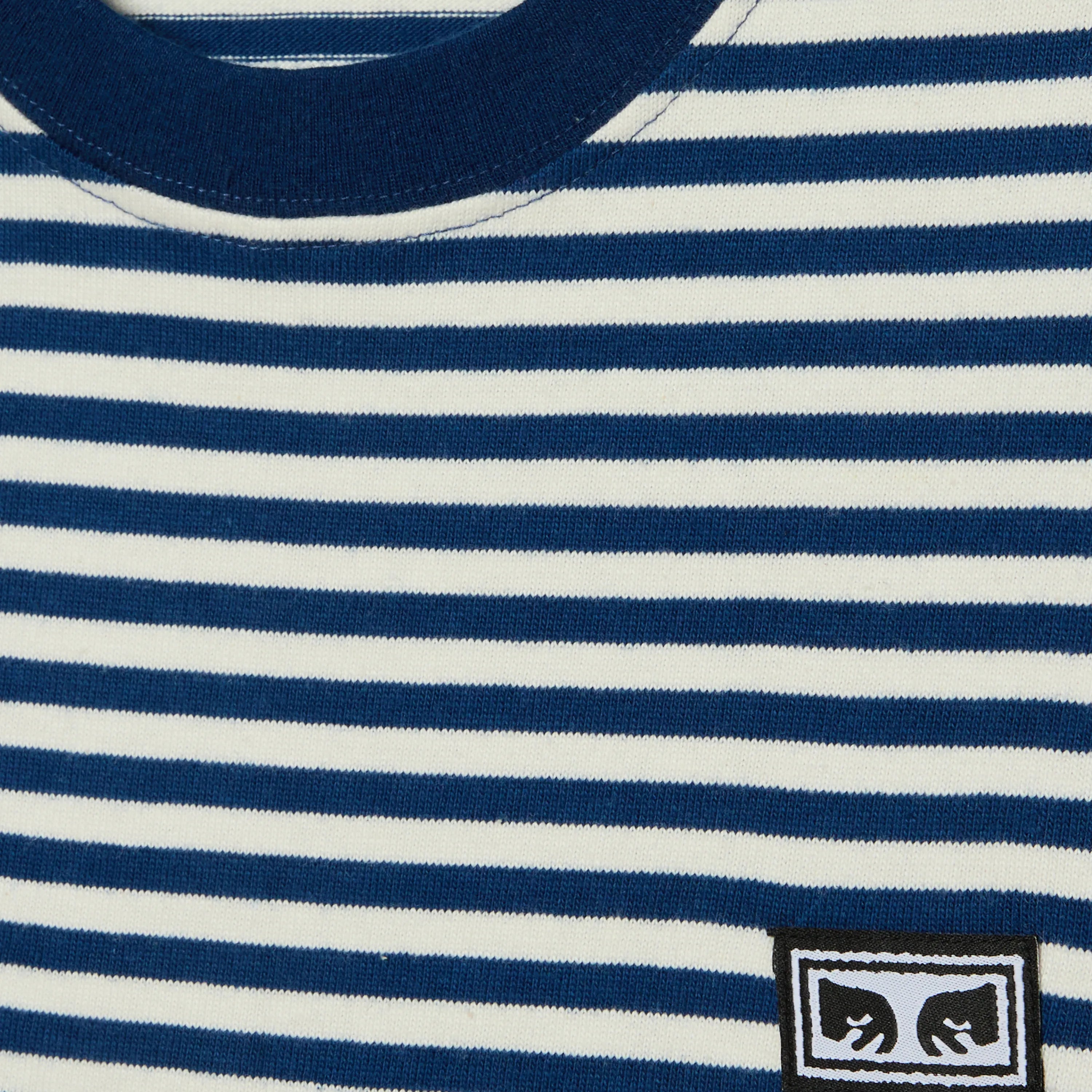 T-shirt Obey Established Works Eyes Stripes Navy Peony Multi