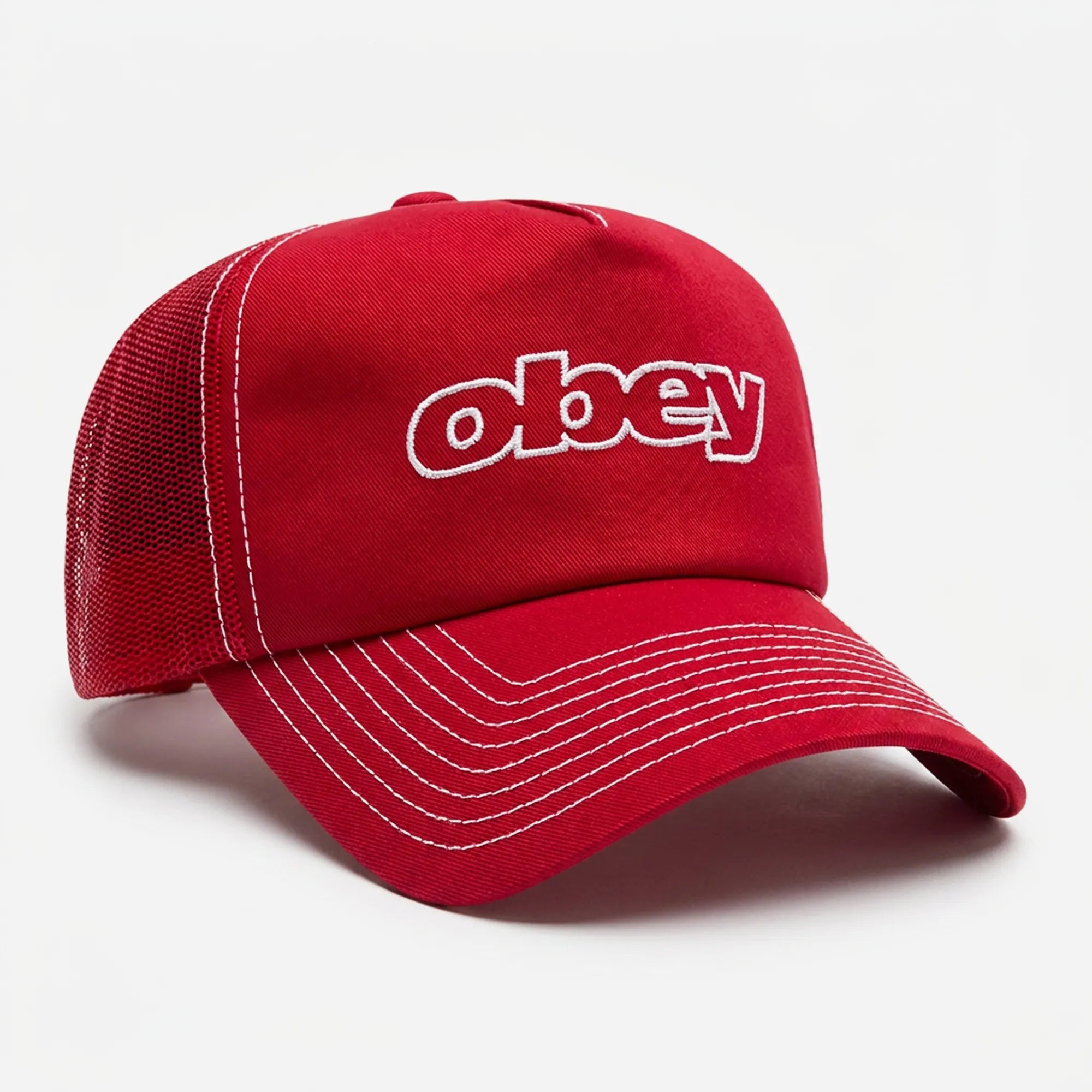 Casquette Obey Form Trucker True Red