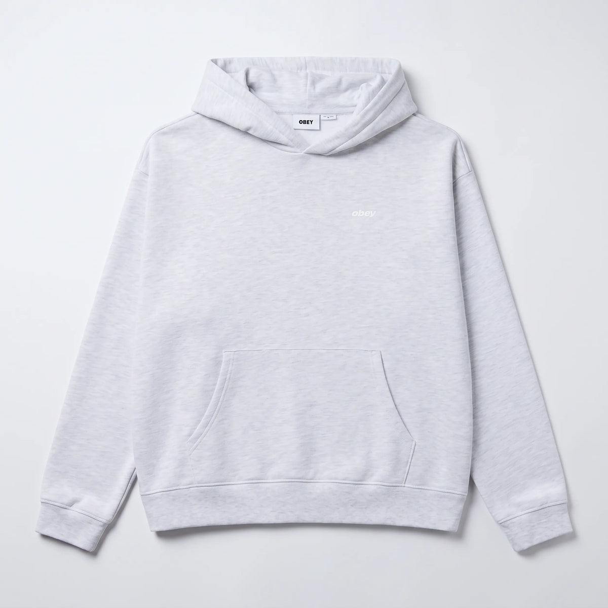 Sweat à Capuche Obey Intercontinental extra hy hood Ash grey