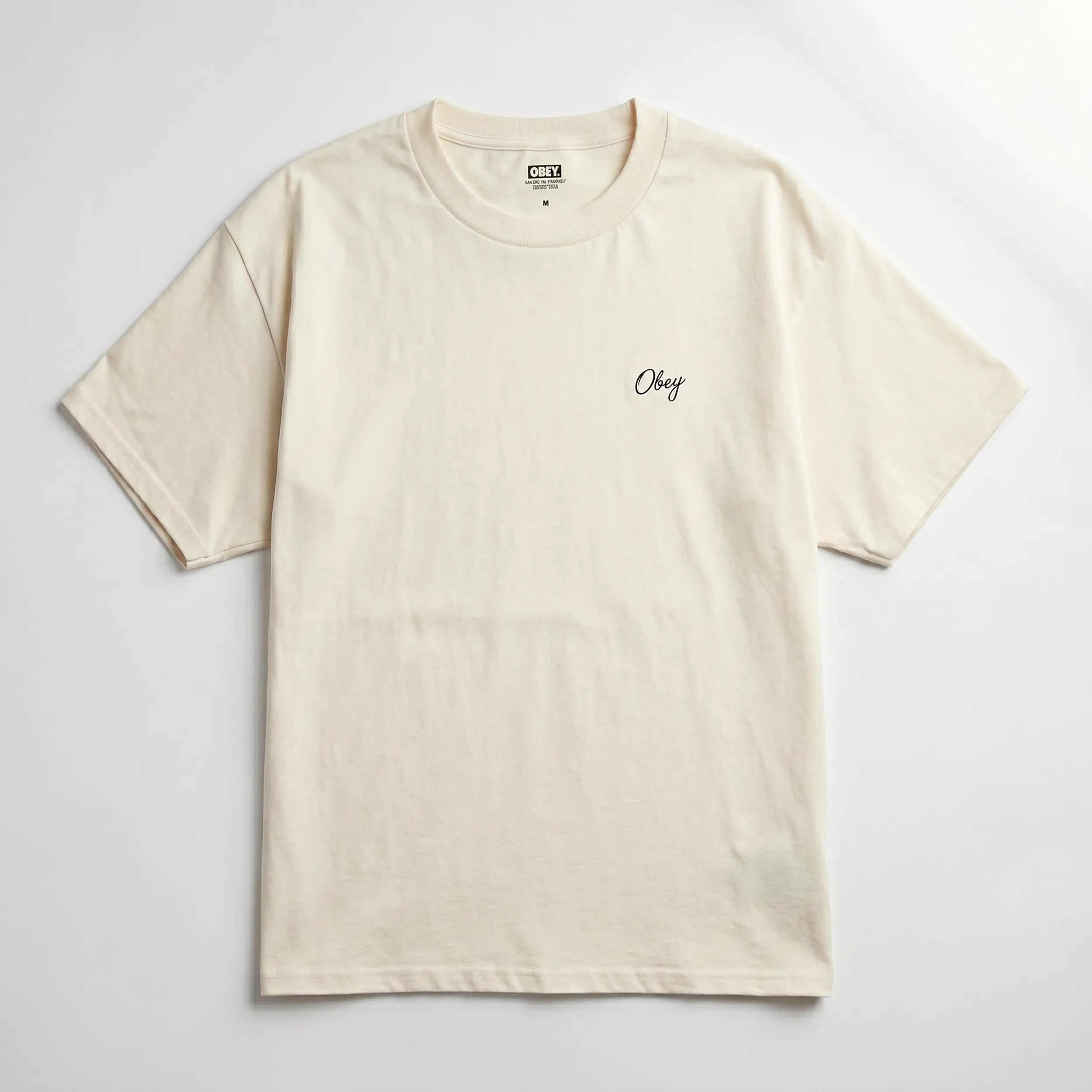 T-shirt Obey Paper Rose Tee Off White