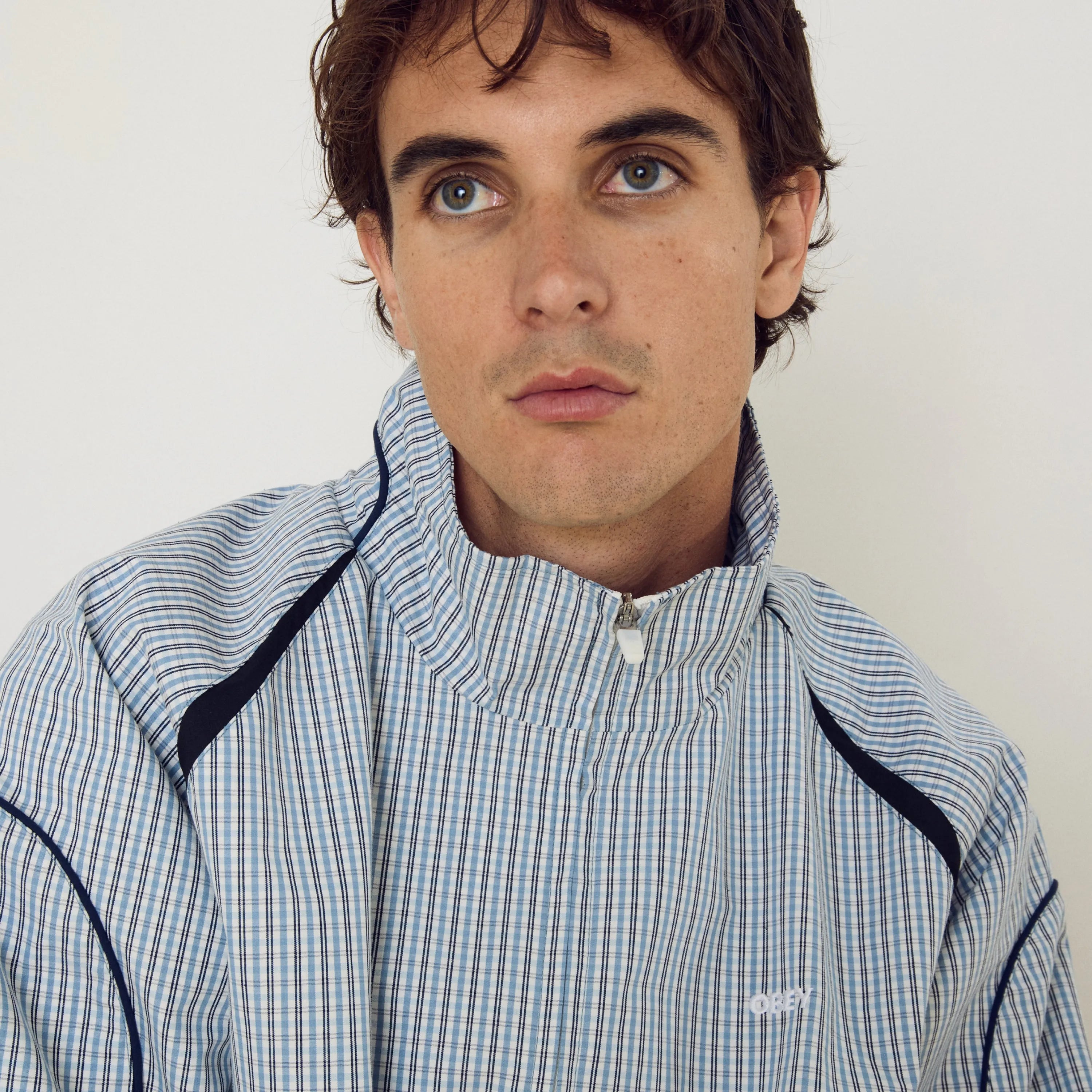 Veste Obey Practice Windbreaker Plaid Multi